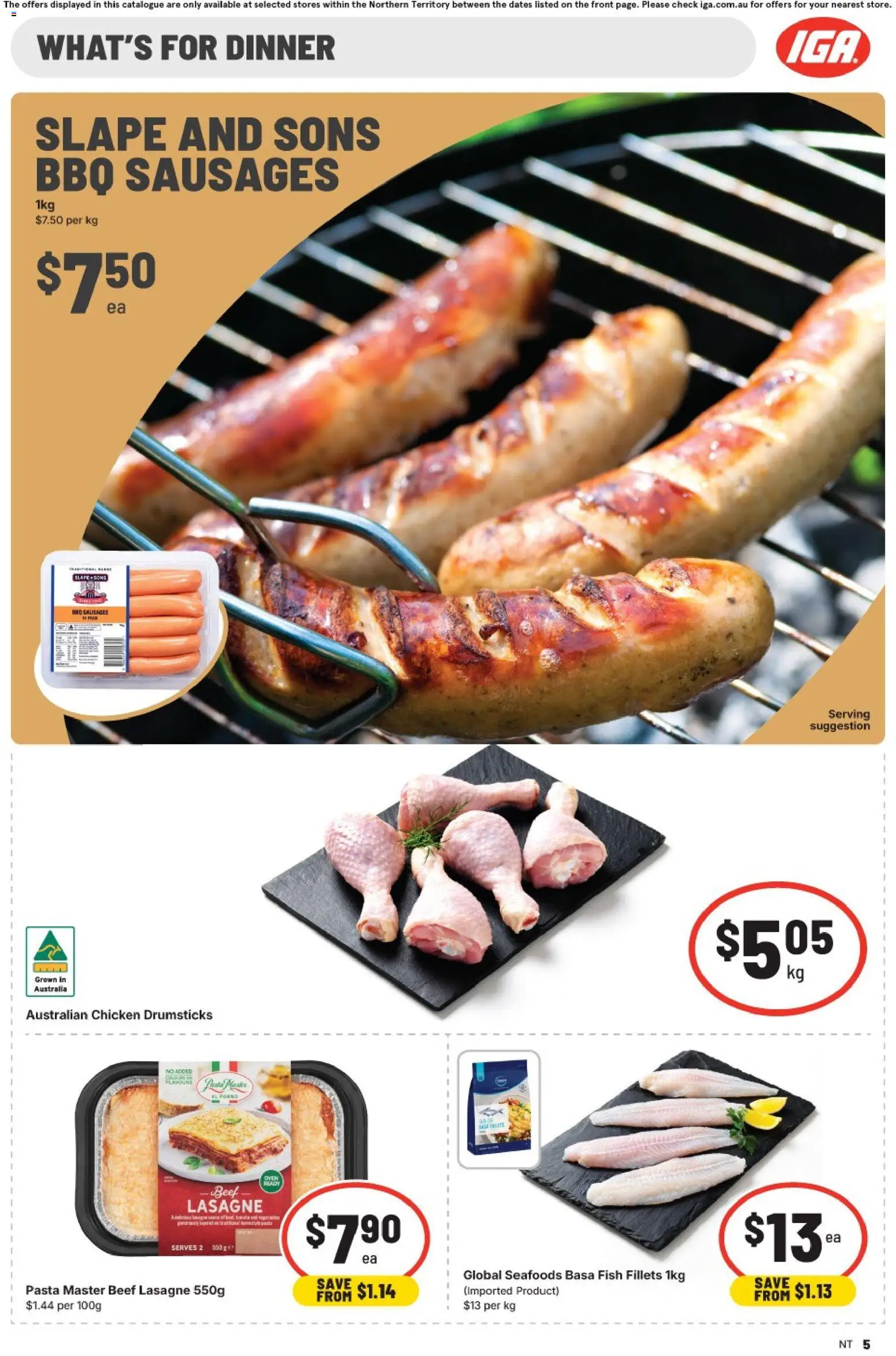 IGA catalogue - valid from 31.12.2025 | Page: 5 | Products: Curry, Butter, Sausage, Garlic