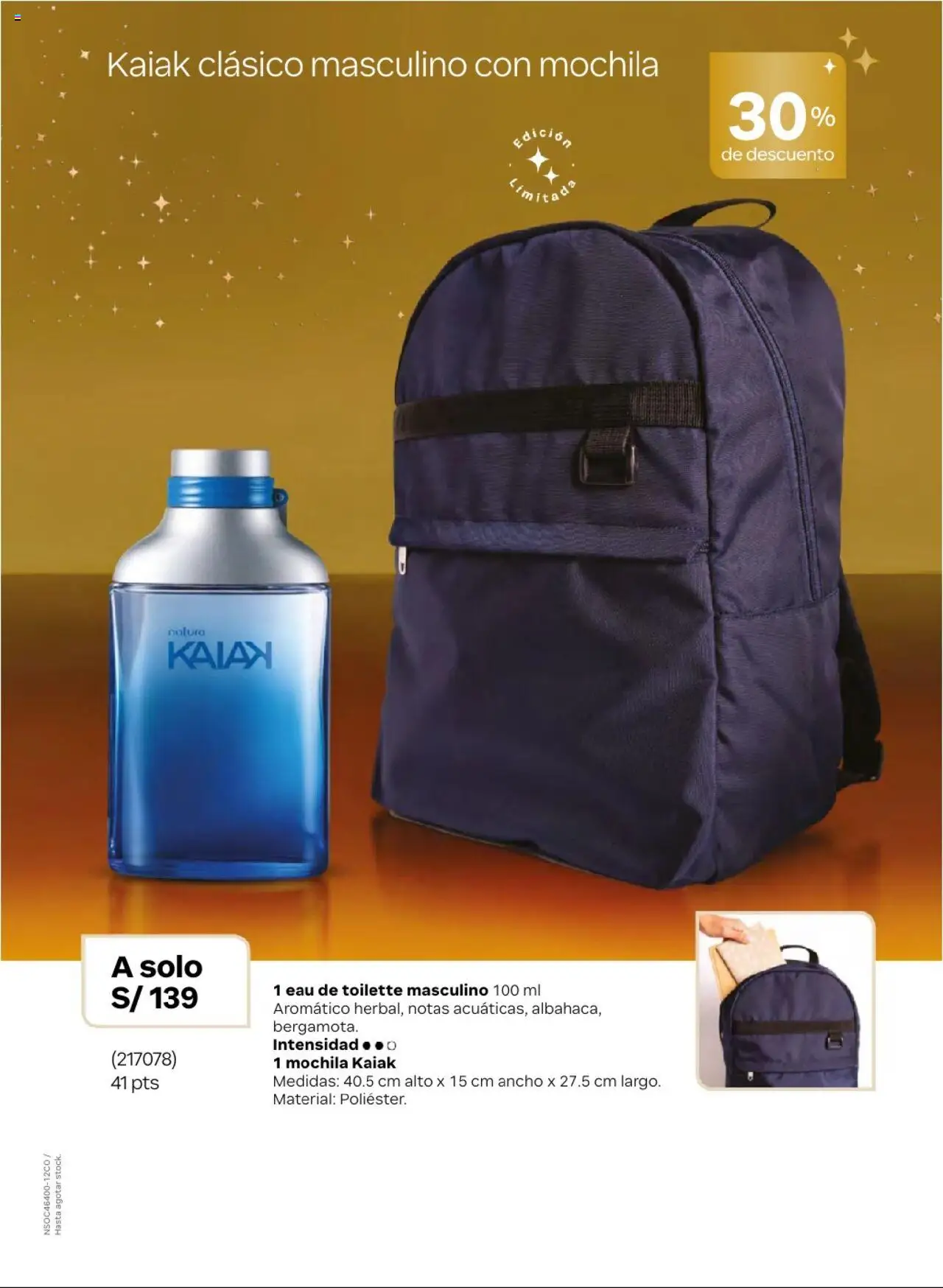 Catálogo Natura válido desde 03.10.2025 | Página: 16 | Productos: Mochila, EAU de Toilette