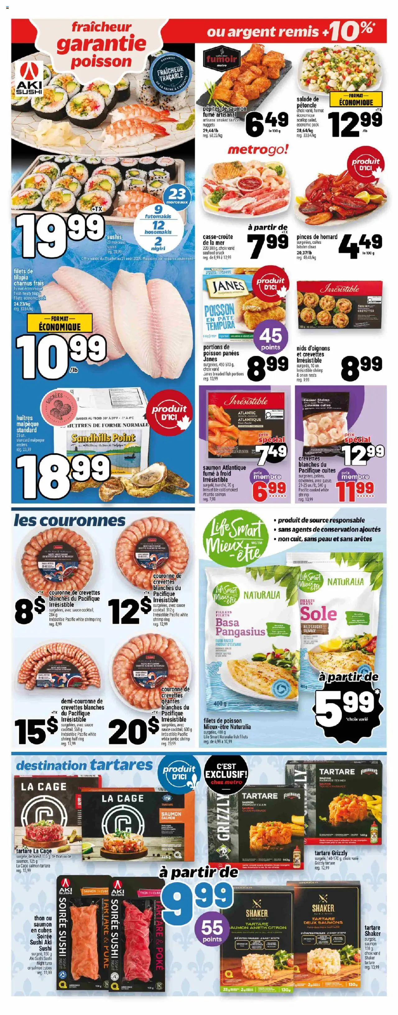 Metro flyer valid from 07.08.2025 | Page: 13 | Products: Fish