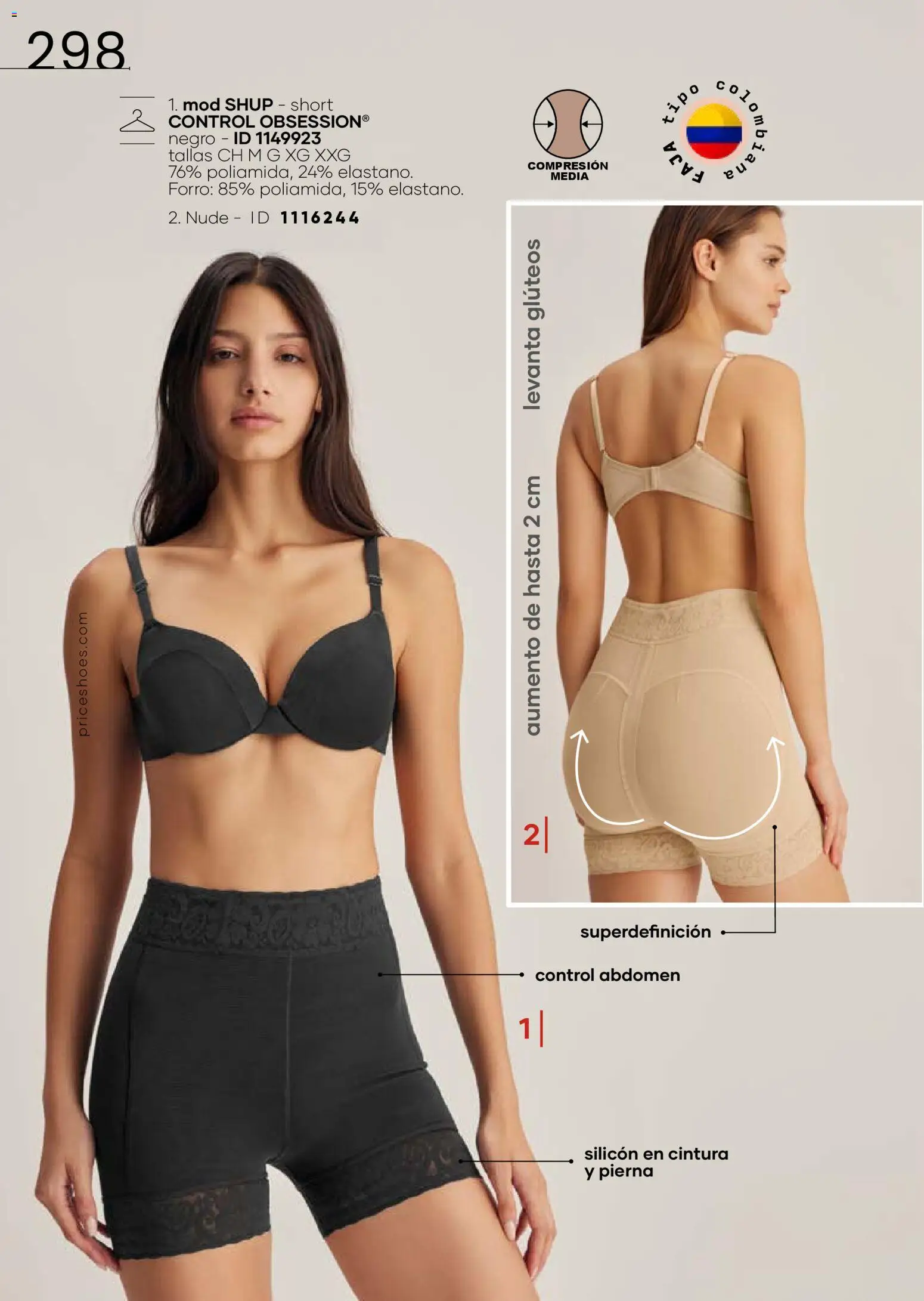 Nuevas ofertas de Price Shoes válidas en toda la República Mexicana desde el 27.11.2025. ¡Encuentra las mejores ofertas en Price Shoes catálogo Cierre De Temporada ! | Página: 298 | Productos: Short, Faja