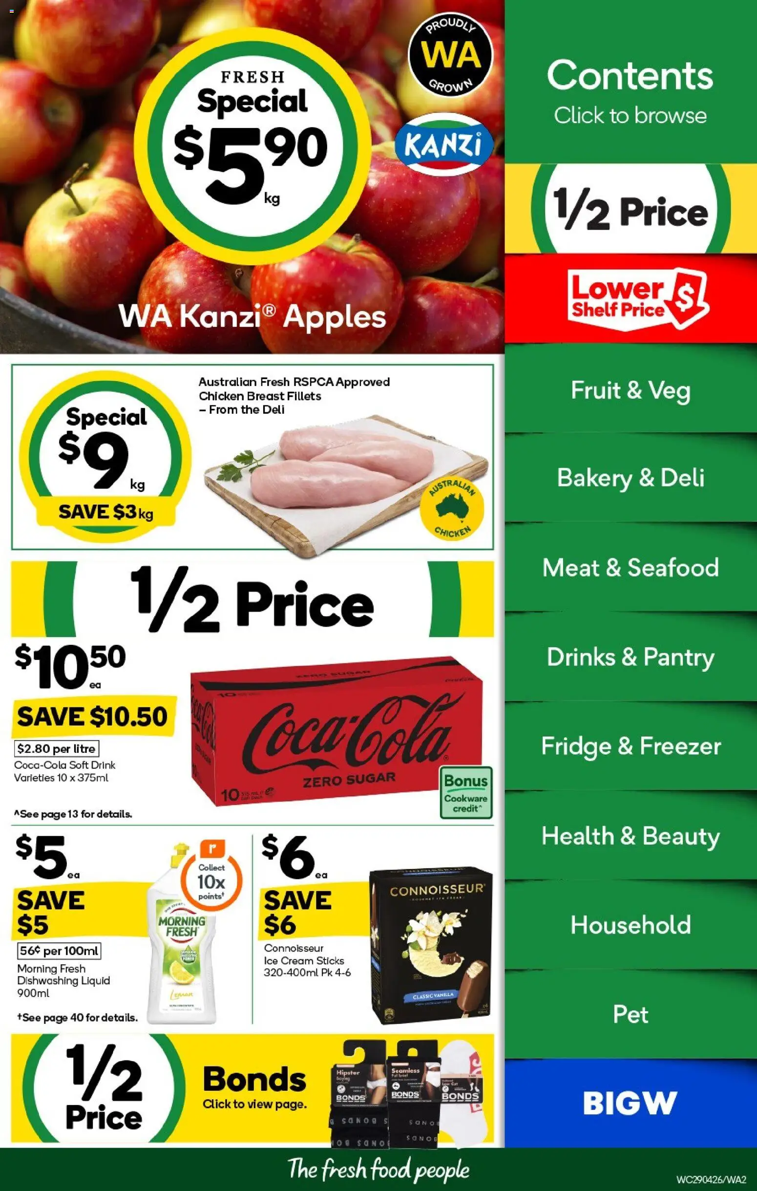 Woolworths catalogue - valid from 29.04.2026 | Page: 2 | Products: Household, Chicken, Cream, Bakery