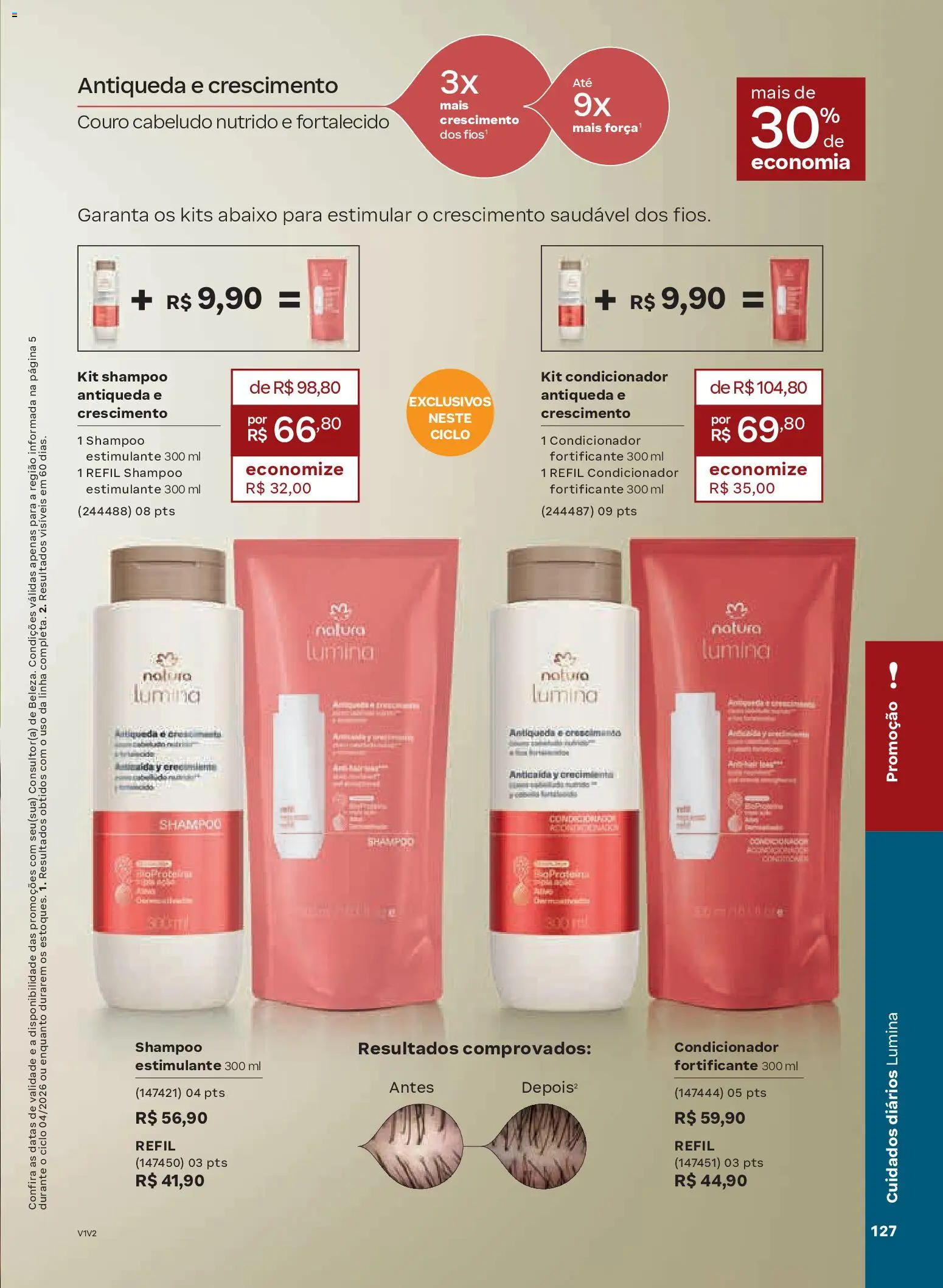 Natura Folheto - válido de 19.02.2026 | Página: 127 | Produtos: Shampoo, Condicionador