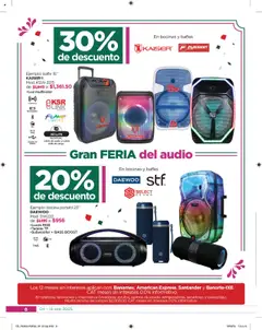 Nuevas ofertas de Chedraui válidas en toda la República Mexicana desde el 04.09.2025. ¡Encuentra las mejores ofertas en Chedraui - Folleto! | Página: 8 | Productos: Usb, Audio, Cable, Bocina