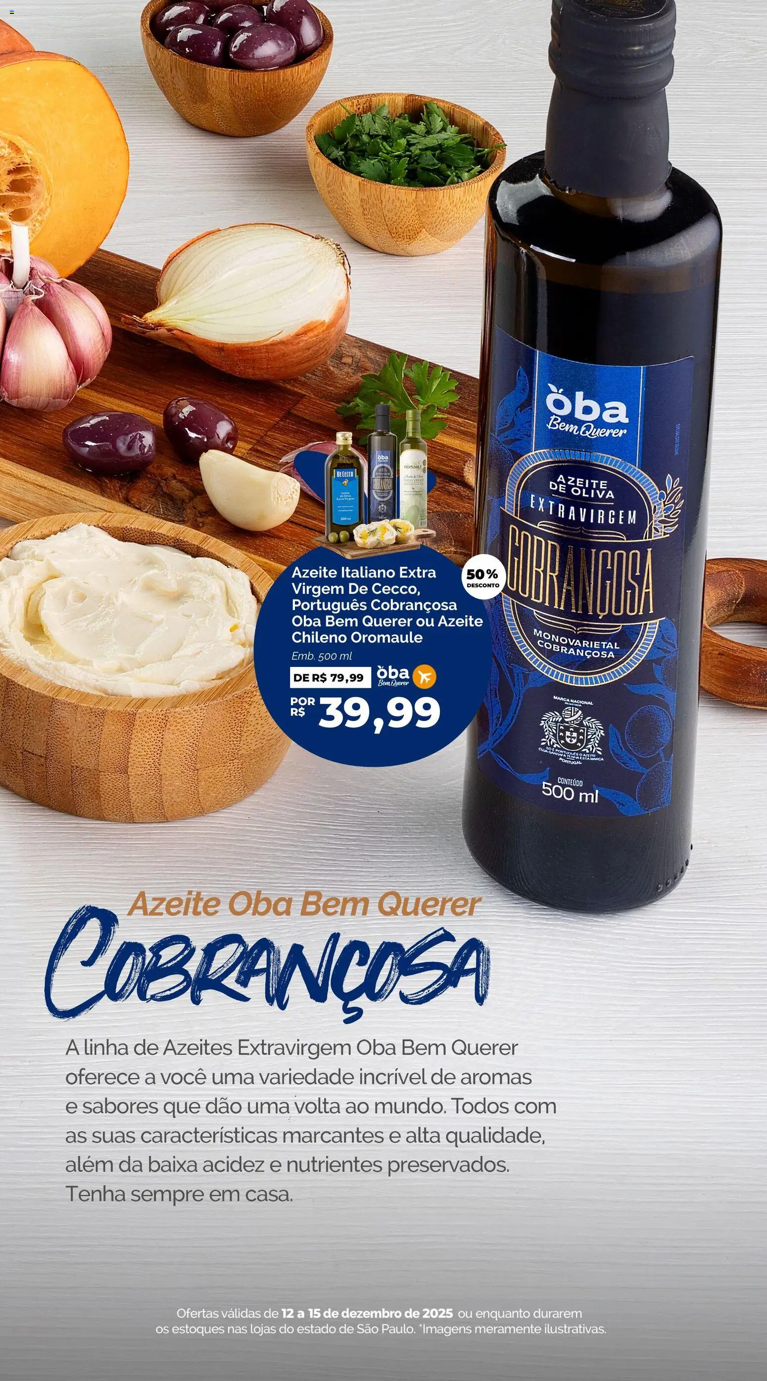 Oba Hortifruti Folheto - válido de 12.12.2025 | Página: 3 | Produtos: Azeite