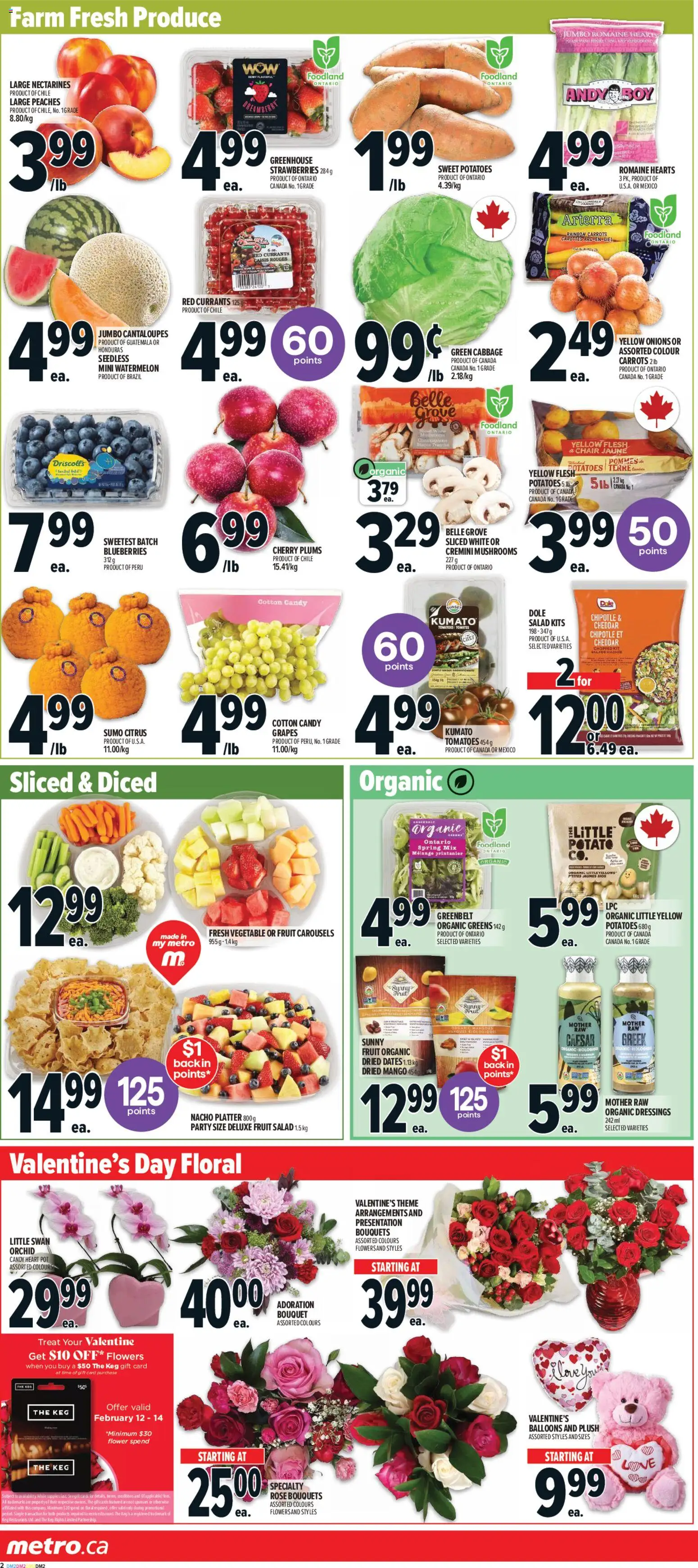 Metro flyer valid from 12.02.2026 | Page: 7 | Products: Strawberries, Potatoes, Chair, Tomatoes