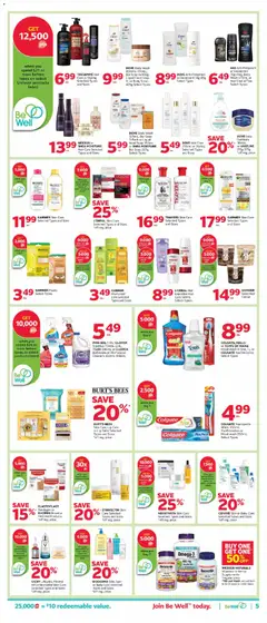 Preview of Rexall weekly flyer / circulaire from shop Rexall valid from 03.04.2026 | Page: 21 | Products: Toner, Body wash, Toothpaste, Mouthwash
