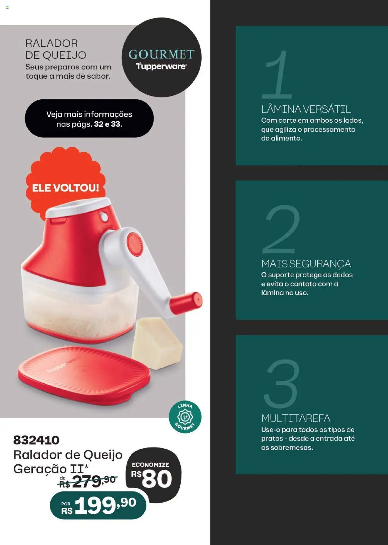 Tupperware Folheto - válido de 01.10.2025 | Página: 50 | Produtos: Ralador, Queijo