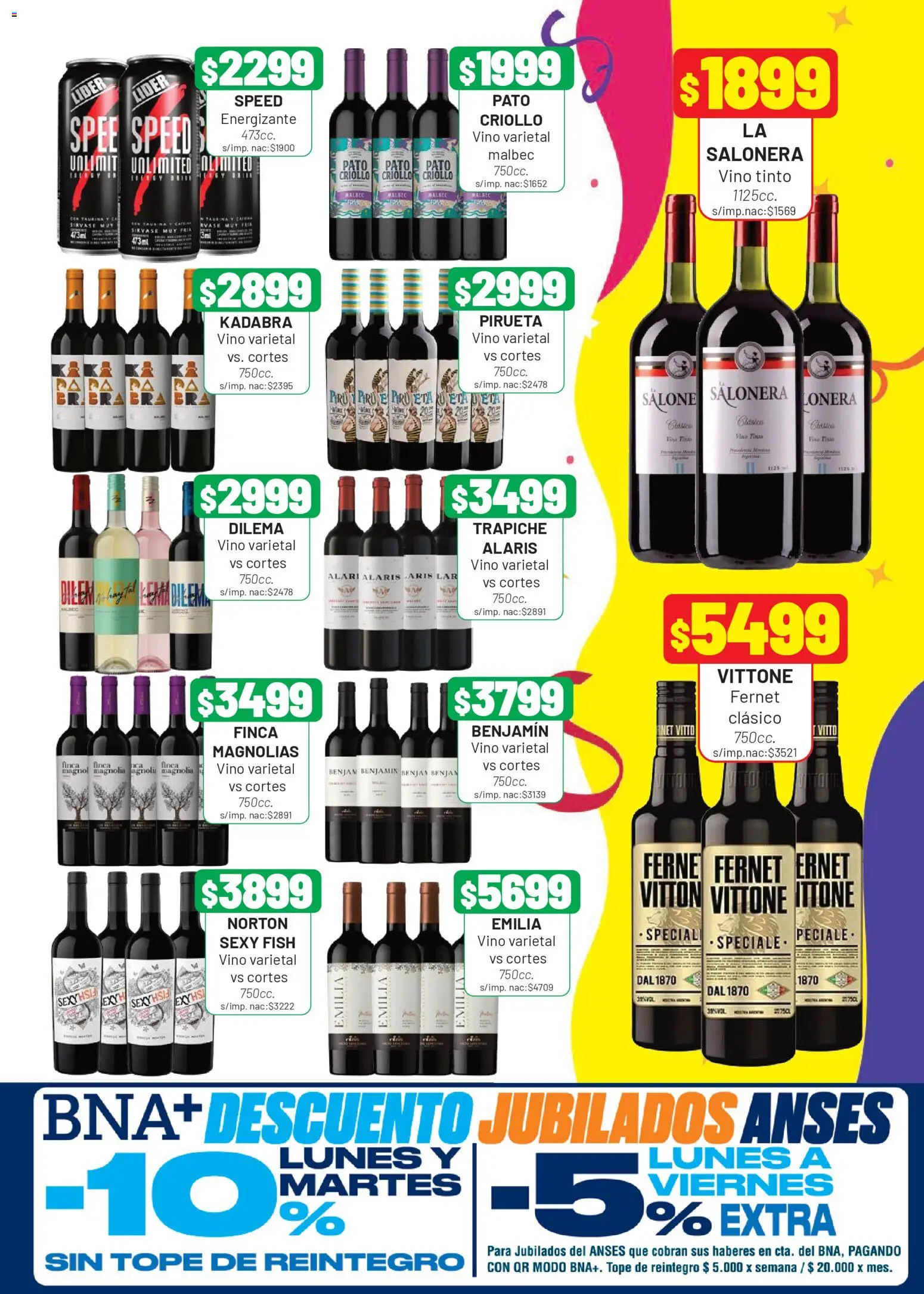 Almacor catálogo │ válido desde el 19.02.2026 | Página: 7 | Productos: Fernet, Vino