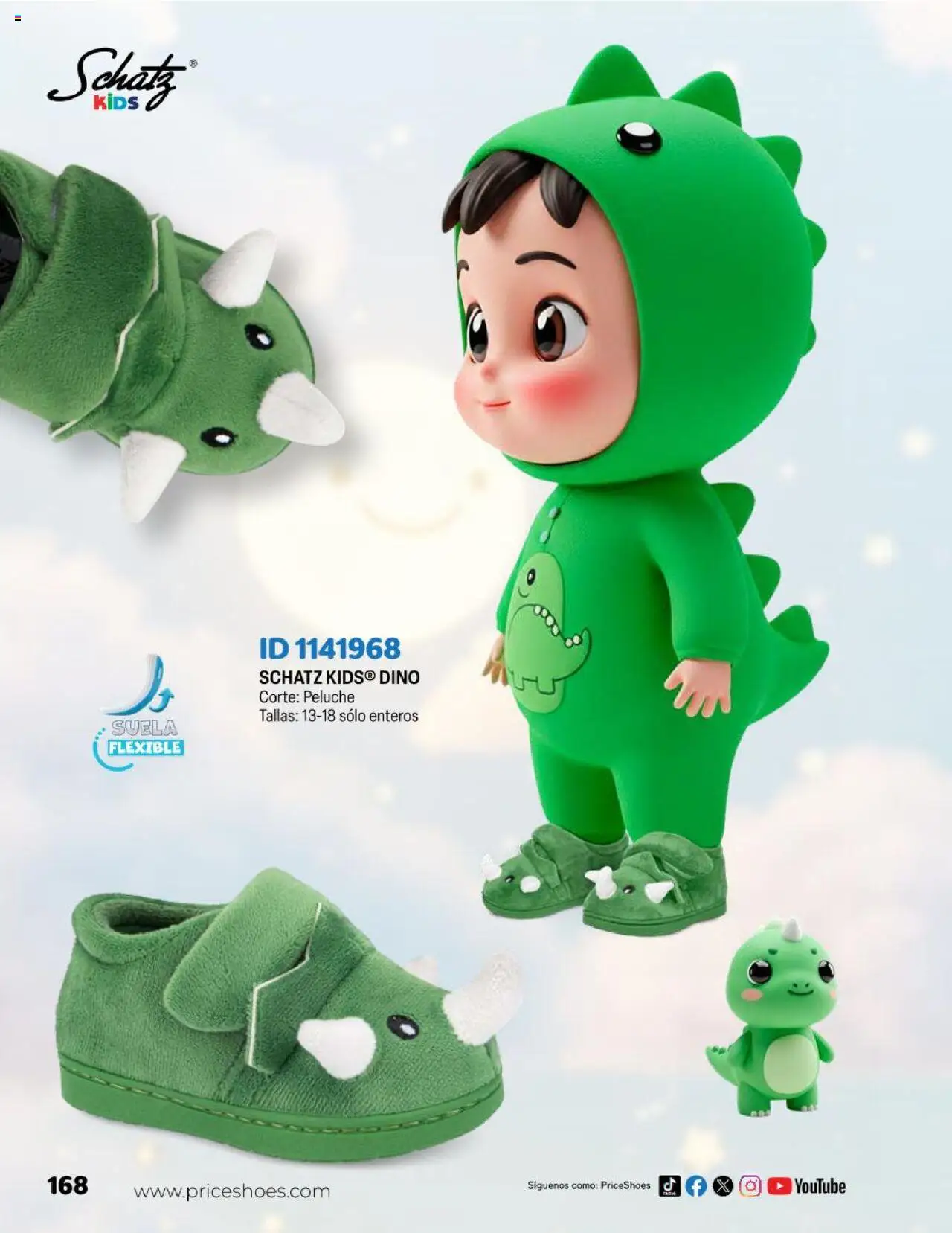 Nuevas ofertas de Price Shoes válidas en toda la República Mexicana desde el 23.04.2025. ¡Encuentra las mejores ofertas en Price Shoes catálogo Kids! | Página: 168 | Productos: Flexible