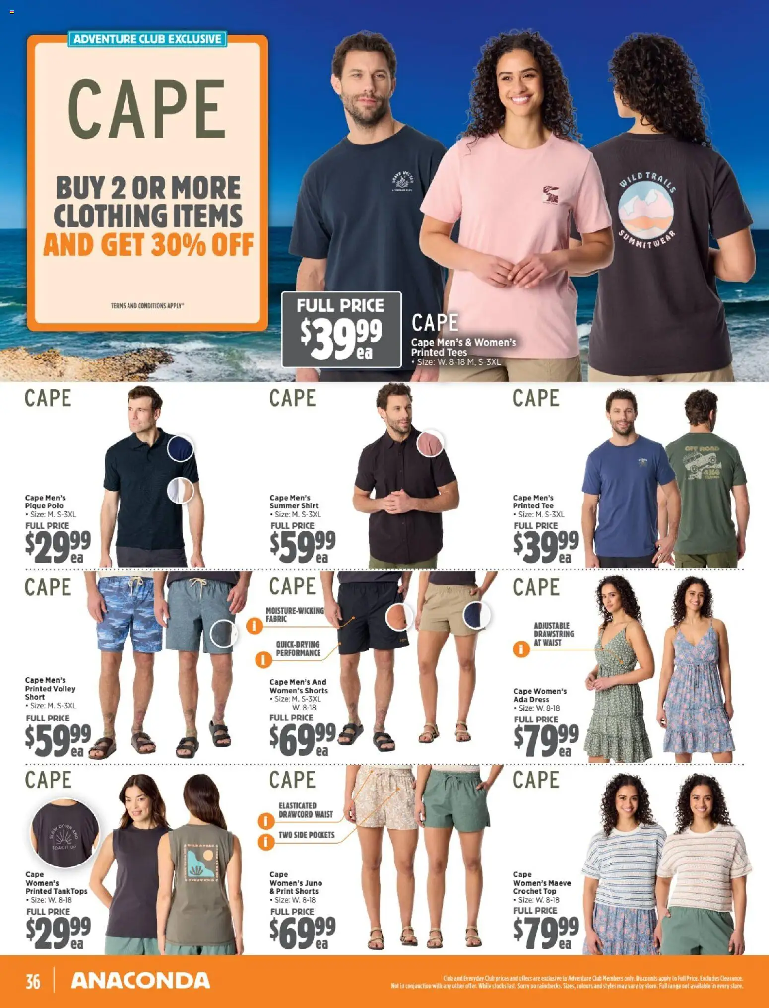 Anaconda catalogue - valid from 03.12.2025 | Page: 36 | Products: Dress, Shirt, Shorts