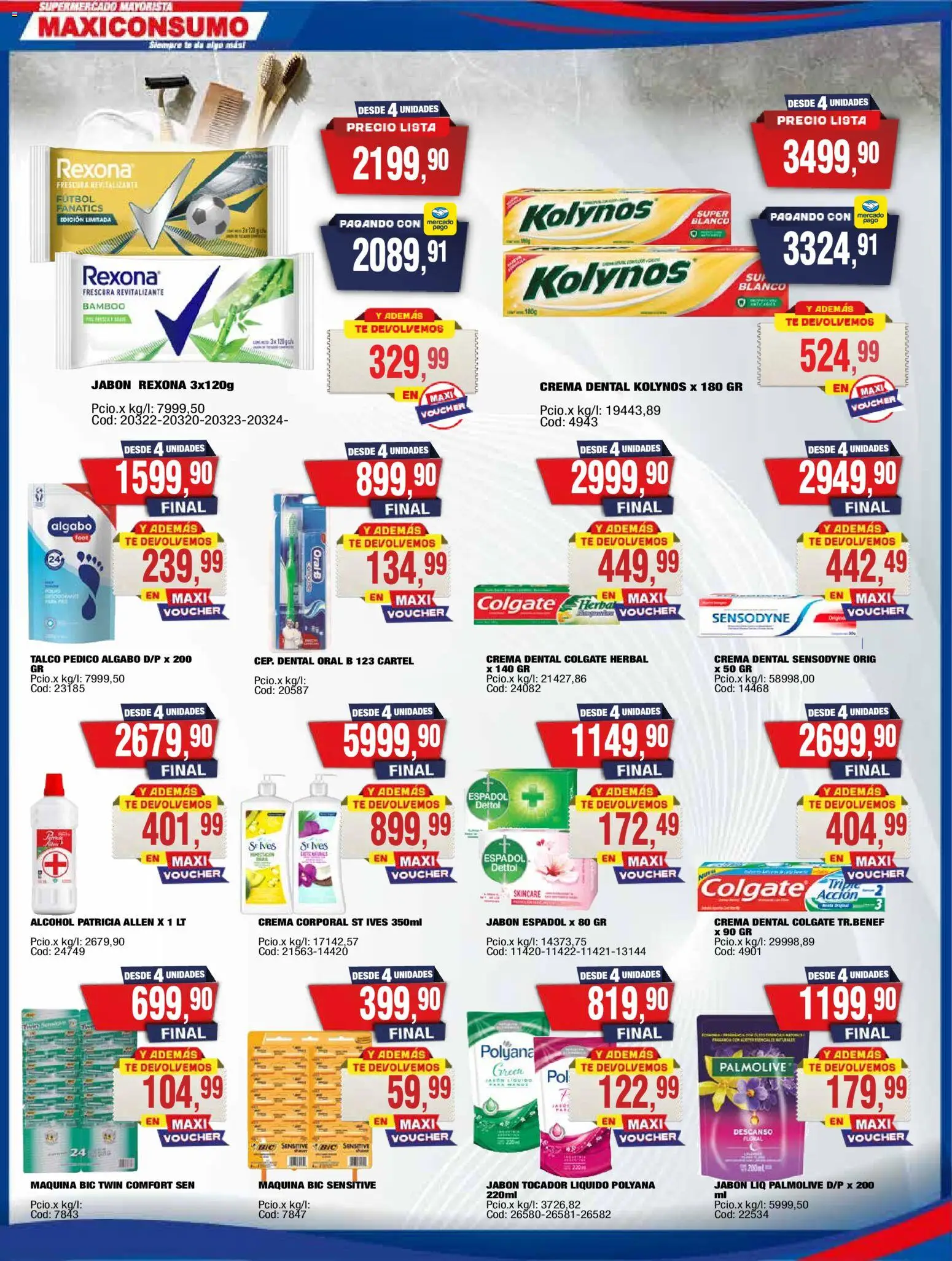 Maxiconsumo ofertas │ válido desde el 03.11.2025 | Página: 30 | Productos: Jabón, Té, Crema