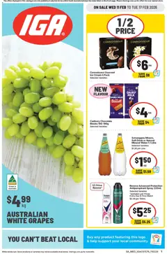 Preview of IGA Catalogue SA - valid from 11.02.2026