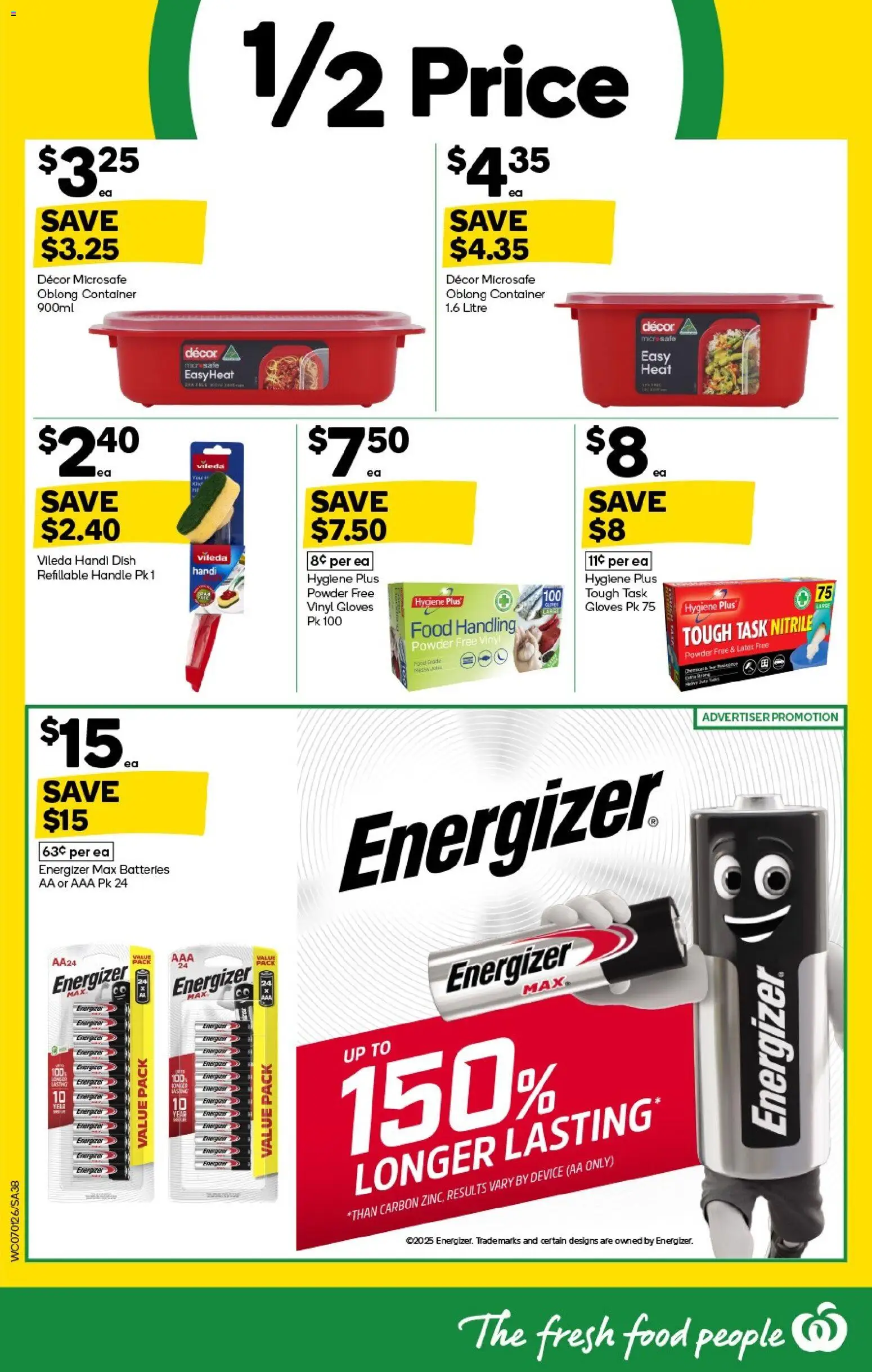 Woolworths catalogue - valid from 07.01.2026 | Page: 38 | Products: Powder, Gloves, Batteries, Device