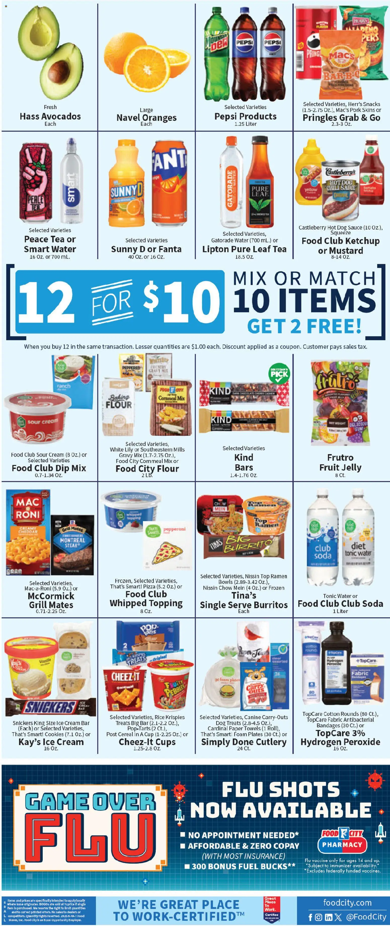 Food City Weekly Ad - valid from 22.10.2025 | Page: 8 | Products: Rice, Ketchup, Water, Game