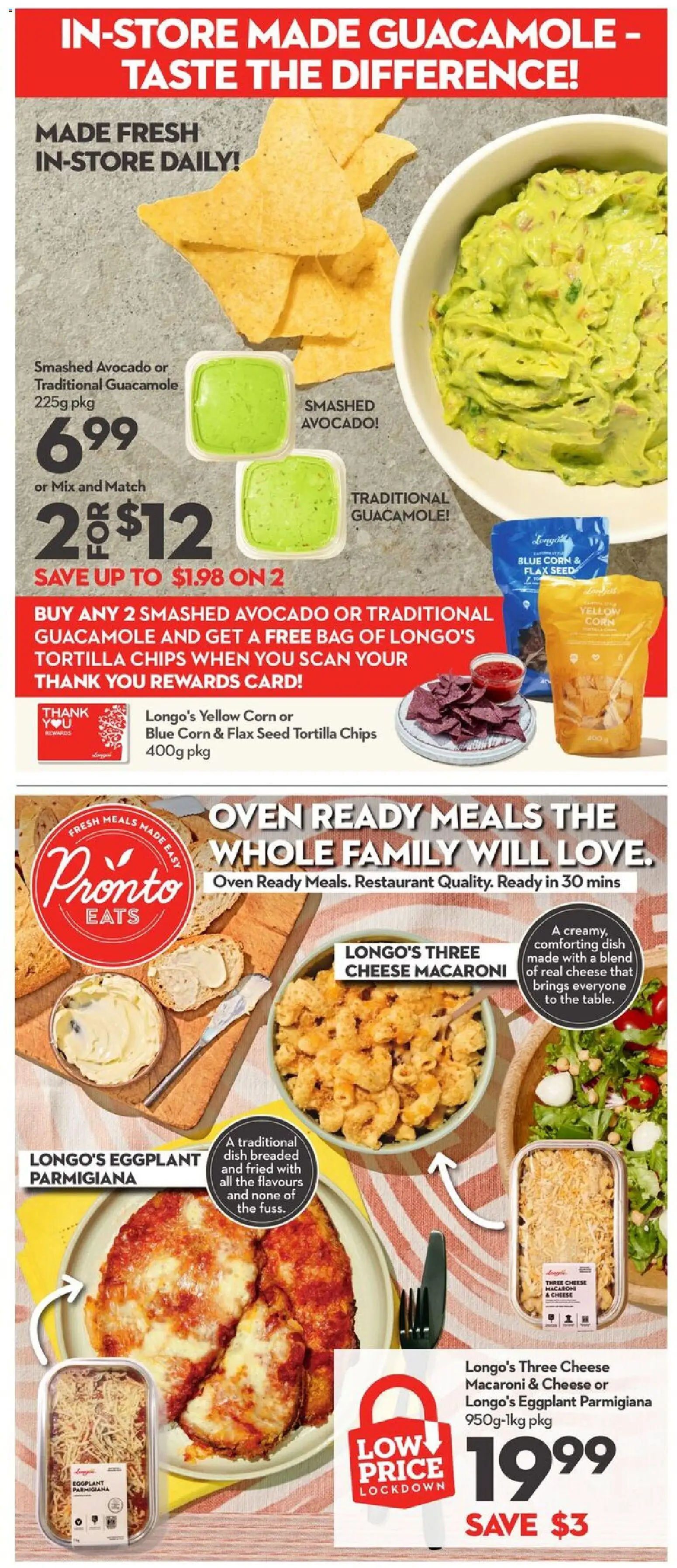 Longo's flyer valid from 30.10.2025 | Page: 4 | Products: Chips, Bag, Oven, Cheese