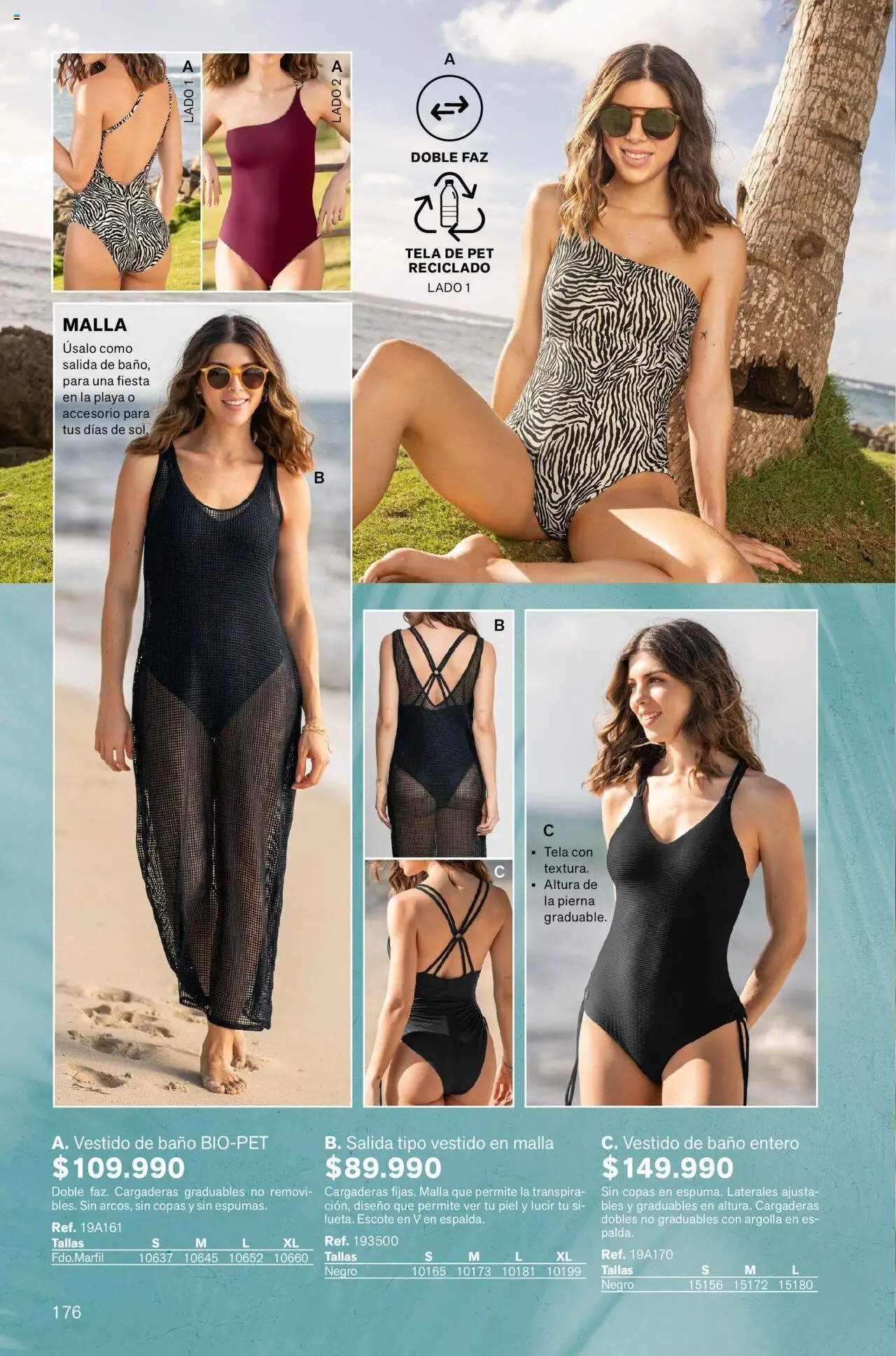 Leonisa revista - valida desde el 04.08.2025 | Página: 176 | Productos: Baño, Vestido, Vestido de baño