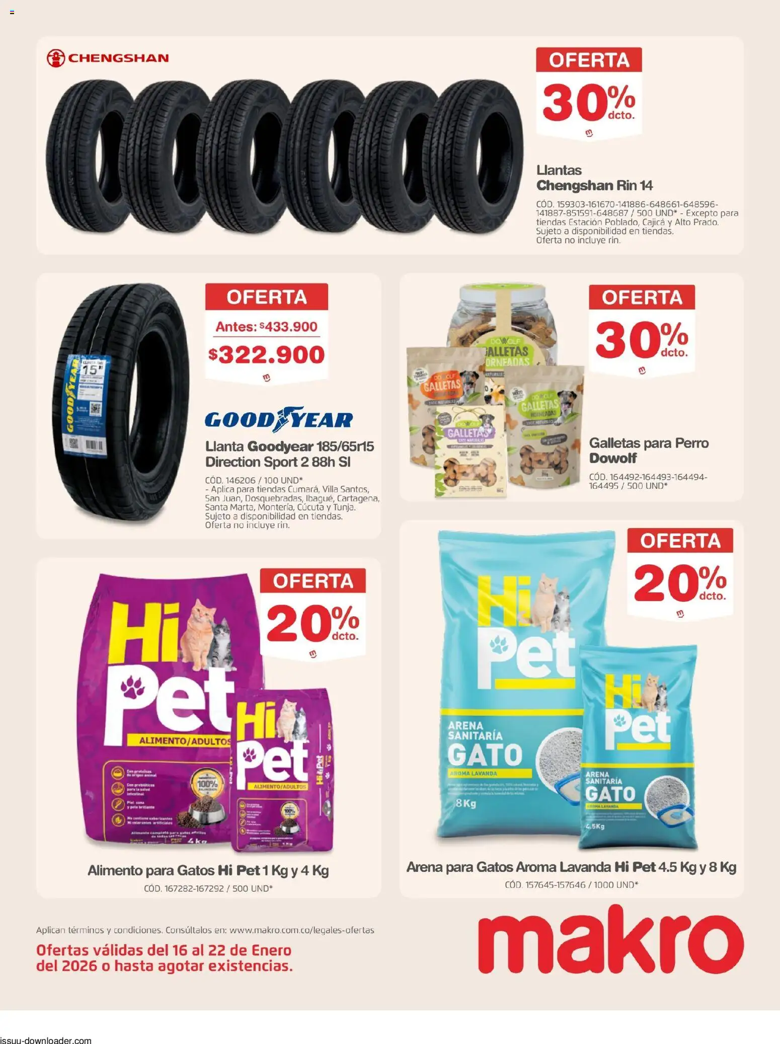 Makro revista - valida desde el 16.01.2026 | Página: 22 | Productos: Galletas