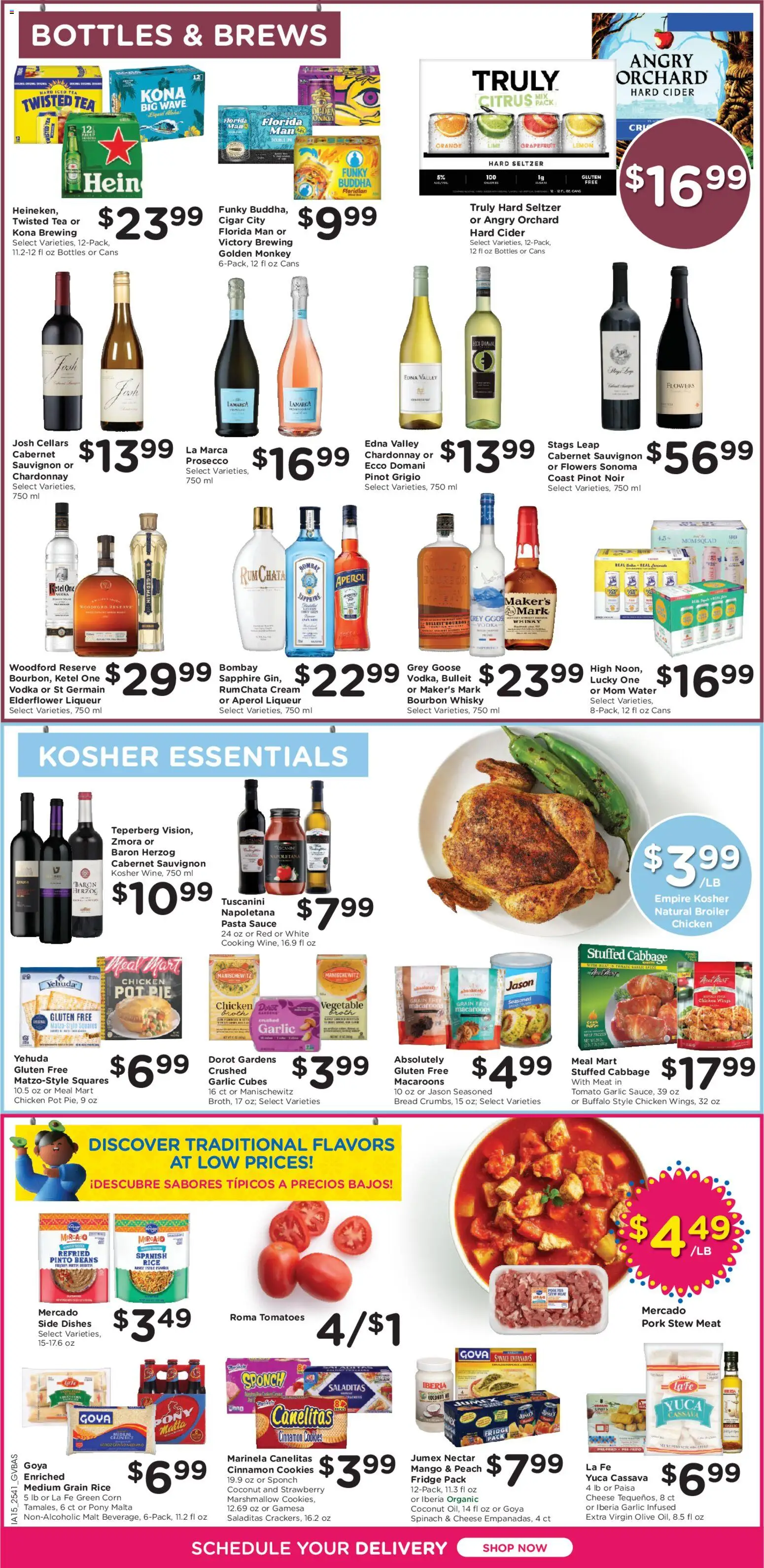 Kroger Ad - valid from 12.11.2025 | Page: 11 | Products: Pork, Tomatoes, Water, Mango