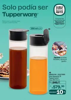 Vista previa de Tupperware catálogo, nuevo folleto de la tienda, válido en México a partir del 26.01.2026 | Página: 107 | Productos: Vinagre, Aceite, Flexible