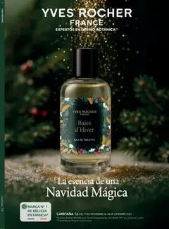 Vista previa de Yves Rocher campaña 16 2025, nuevo folleto de la tienda, válido en México a partir del 19.11.2025