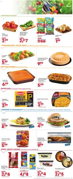 Giant Eagle Weekly Ad - valid from 10.07.2025 | Page: 6 | Products: Spinach, Basket, Beef, Sauce
