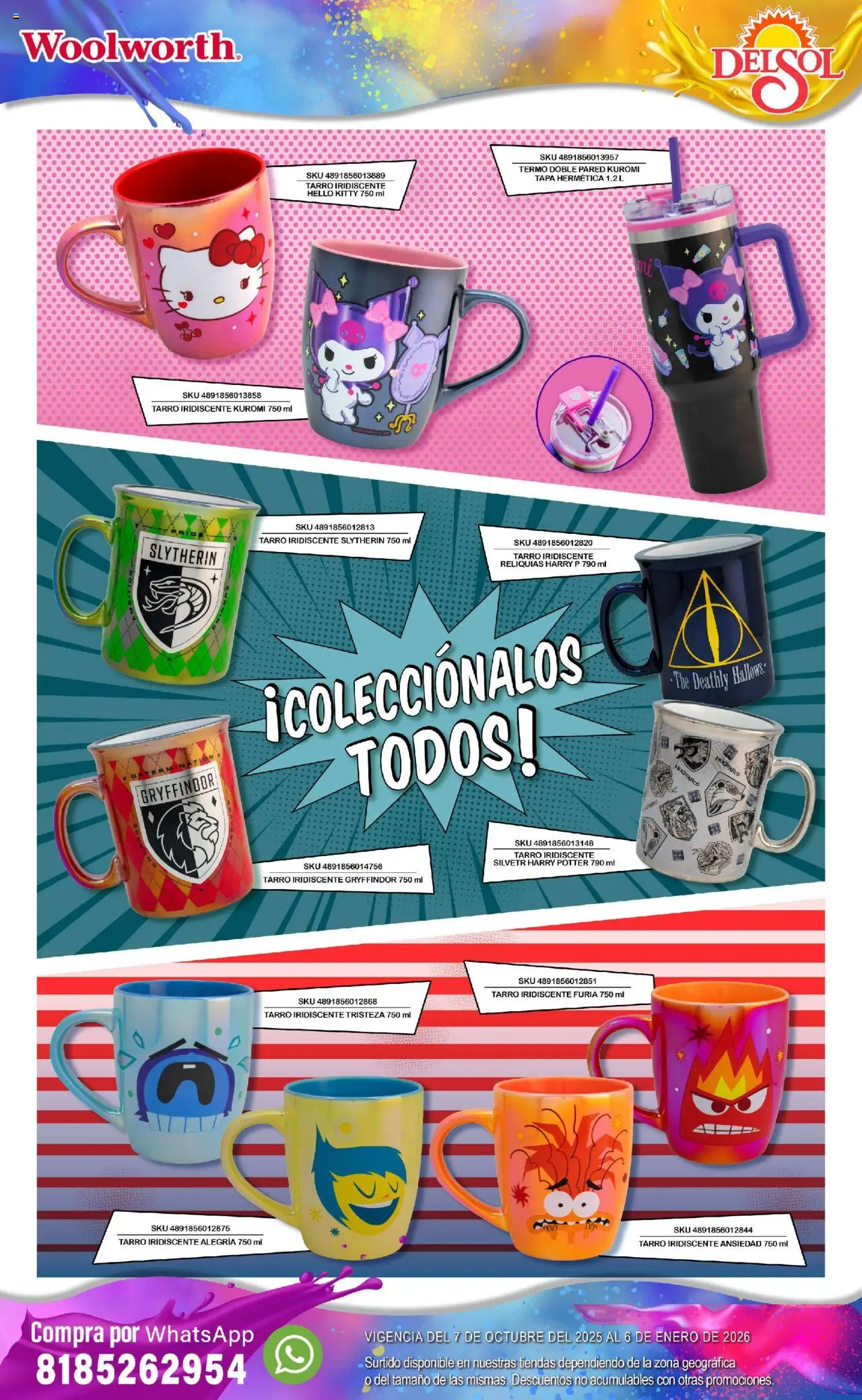 Nuevas ofertas de Del Sol y Woolworth válidas en toda la República Mexicana desde el 07.10.2025. ¡Encuentra las mejores ofertas en Del Sol y Woolworth - Catálogo Castillo Del Juguete! | Página: 128 | Productos: Termo