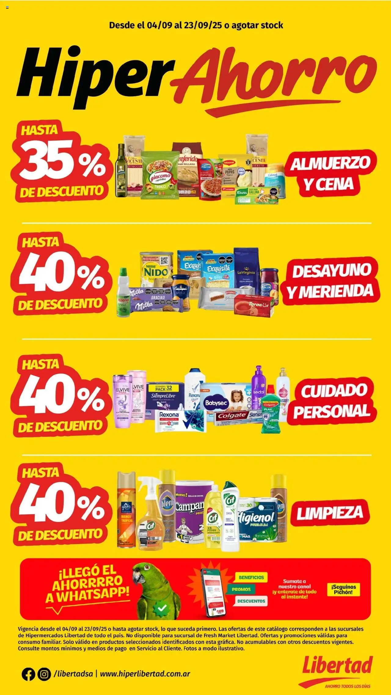 Hipermercado Libertad catálogo │ válido desde el 04.09.2025 | Página: 1 | Productos: Cocina, Mousse, Mango, Pan rallado