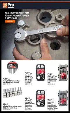 Preview of Home Depot weekly ads valid from 29.09.2025
