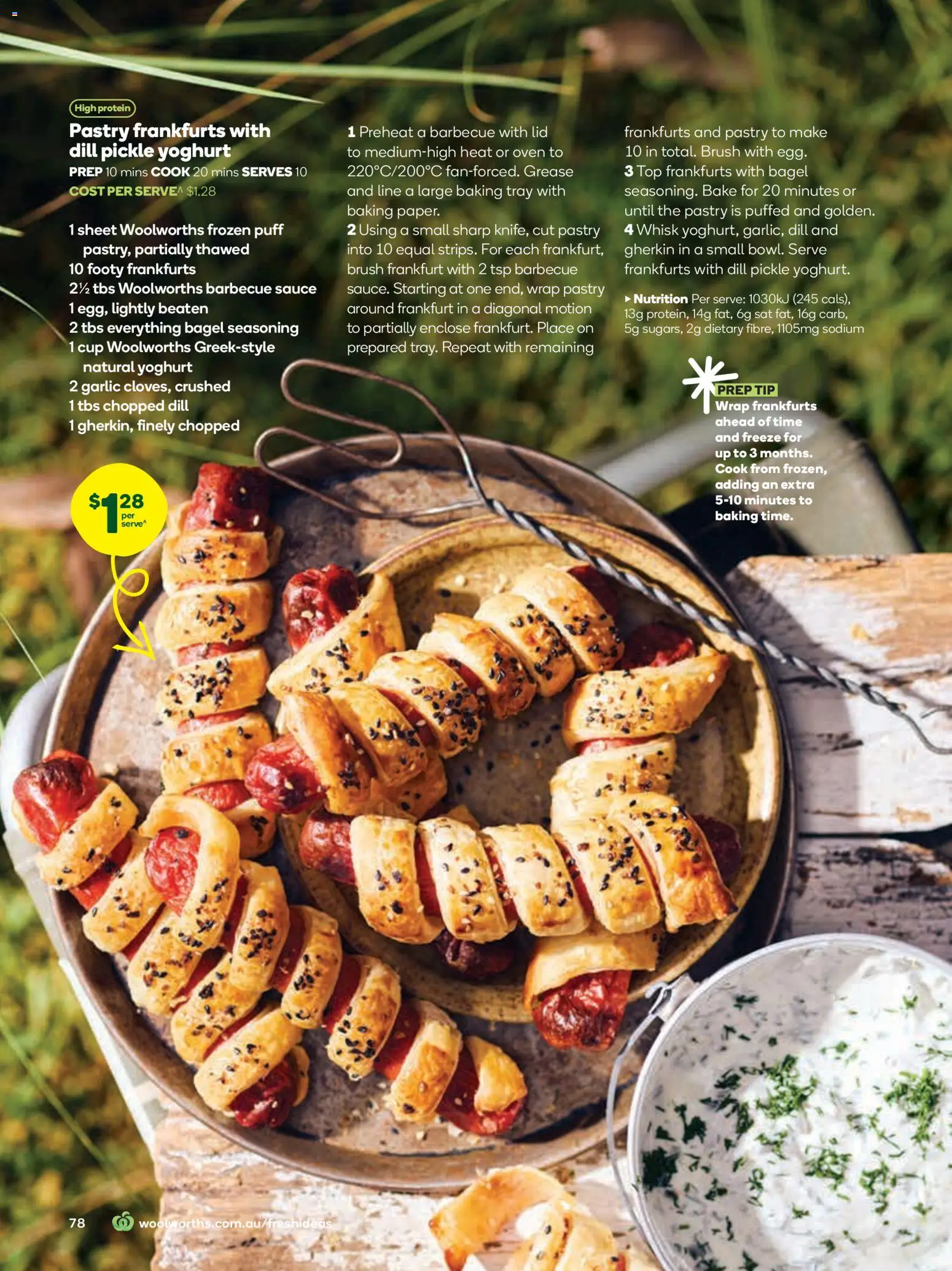 Woolworths catalogue - valid from 01.04.2026 | Page: 78 | Products: Yoghurt, Pastry, Garlic, Oven