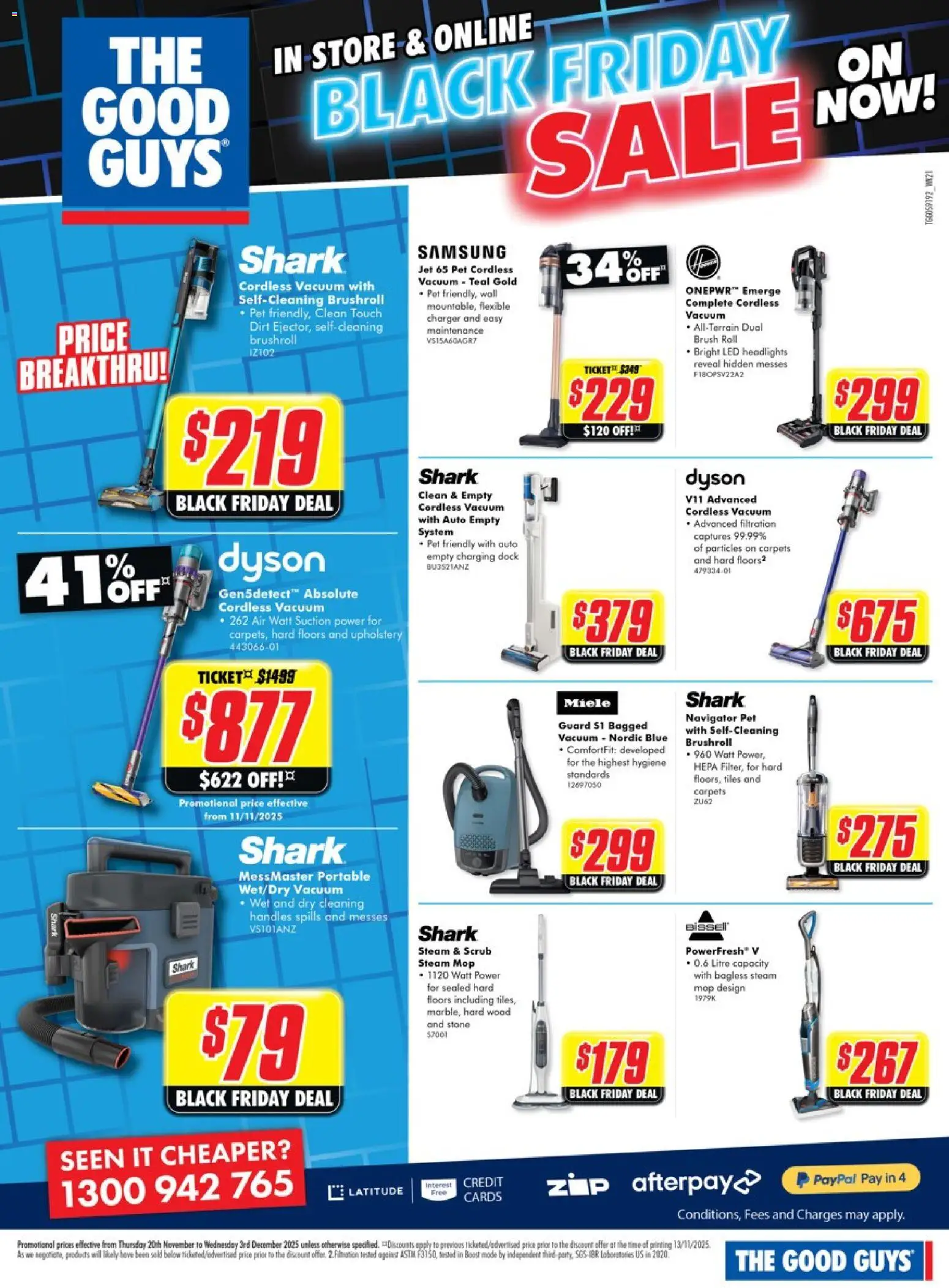 The Good Guys catalogue - valid from 19.11.2025 | Page: 11 | Products: Charger, Mop, Brush, Scrub