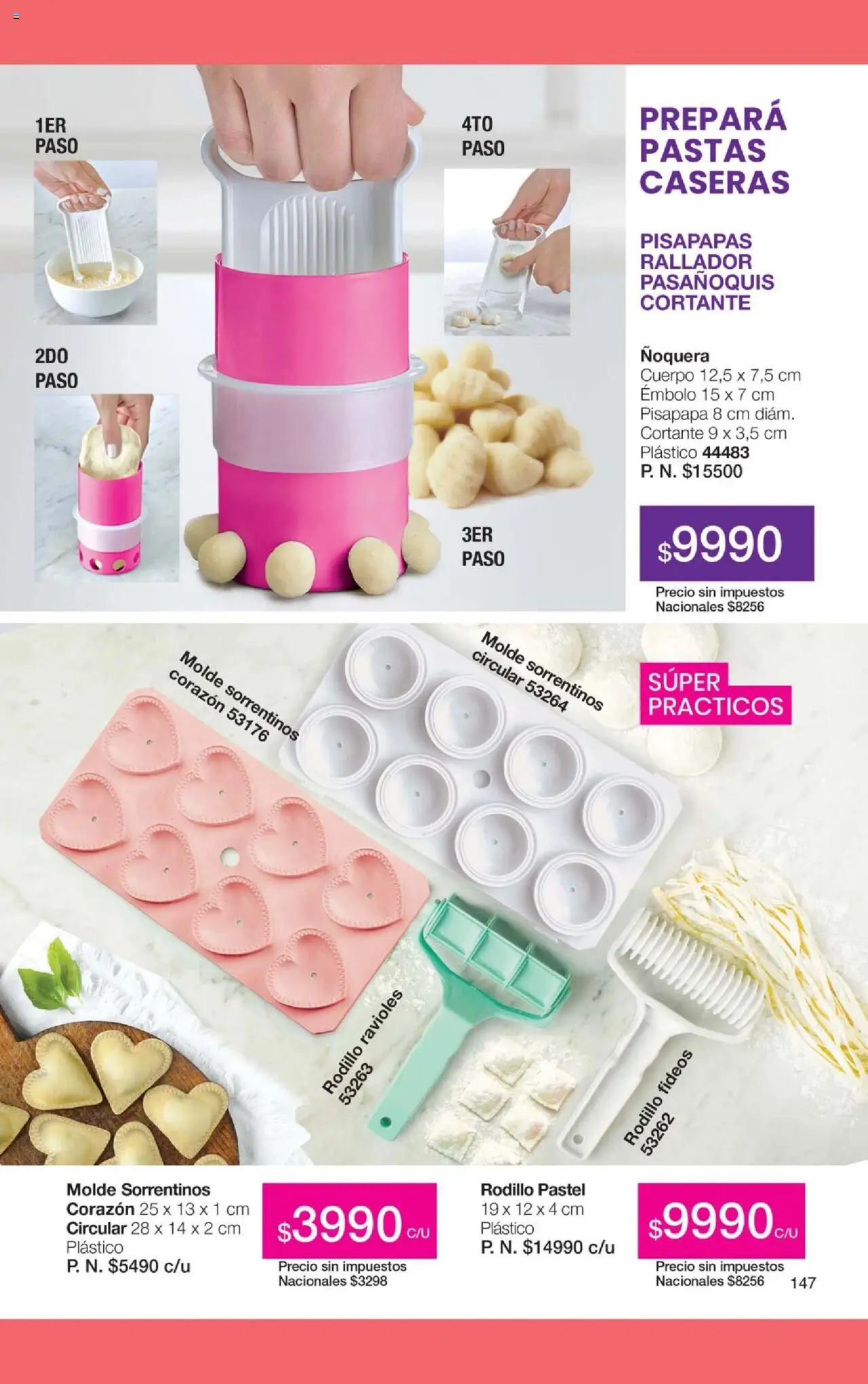 Gigot catálogo │ válido desde el 01.10.2025 | Página: 153 | Productos: Molde, Rodillo, Ravioles, Fideos