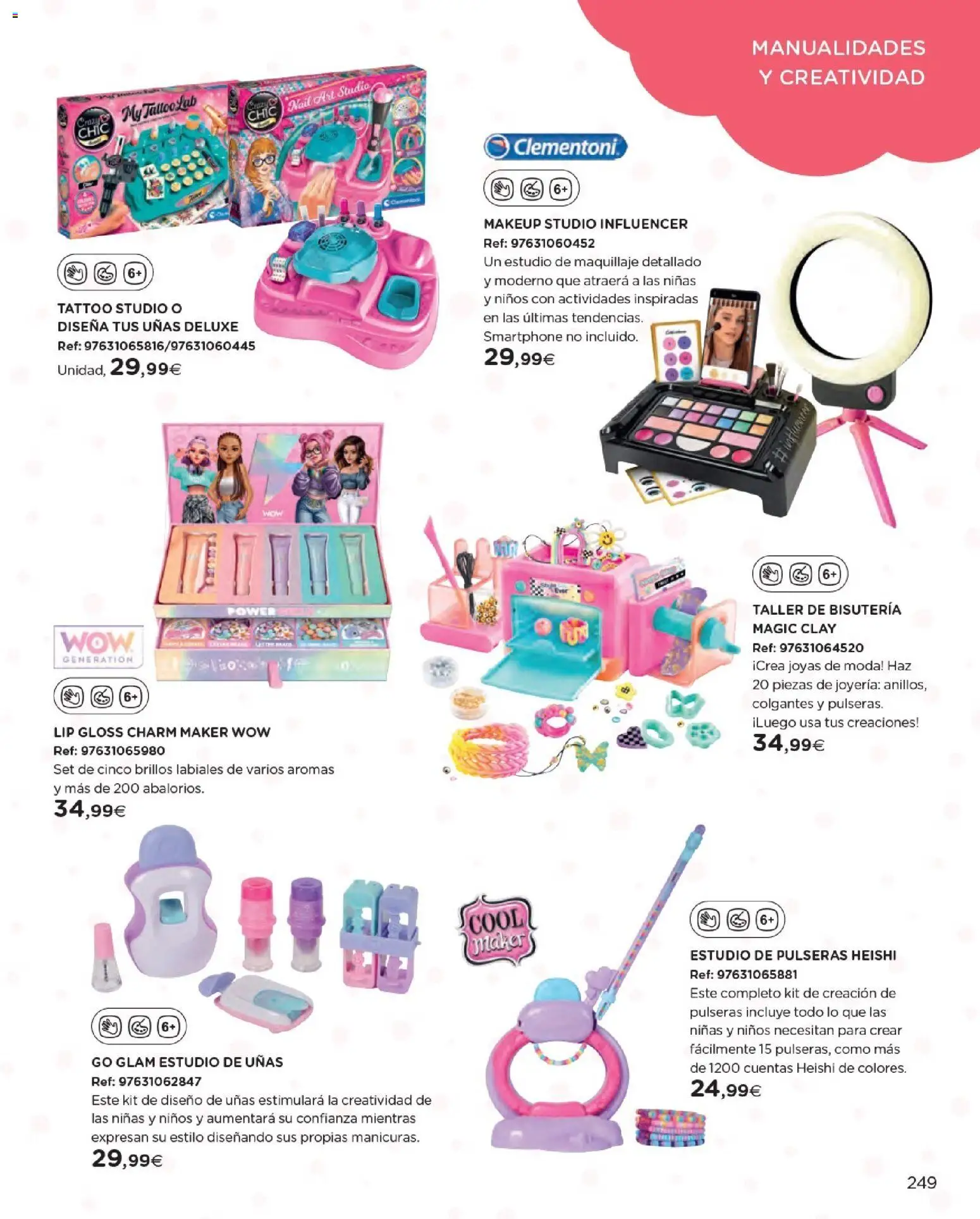 Nuevas ofertas de El Corte Inglés válidas en toda la República Mexicana desde el 27.10.2025. ¡Encuentra las mejores ofertas en El Corte Inglés catálogo Juguetes! | Página: 249 | Productos: Maquillaje, Smartphone