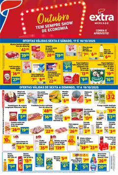 Extra - Ofertas de Mercado Fim de Semana - Pré-Visualização do folheto da loja Extra, válido de 17.10.2025 | Página: 1