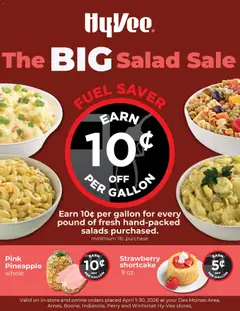 Preview of HyVee weekly ads valid from 30.03.2026