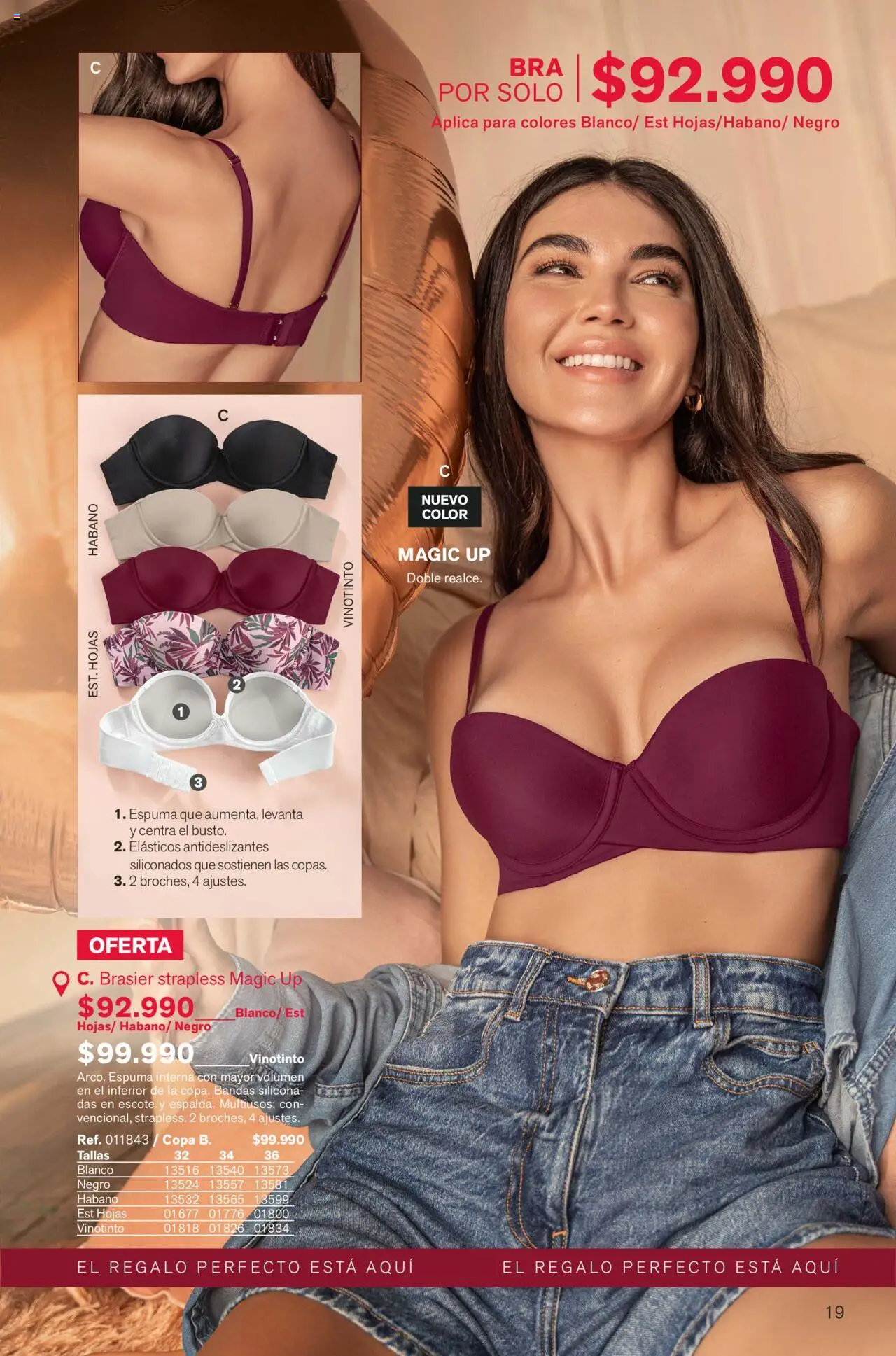 Leonisa revista - valida desde el 01.09.2025 | Página: 19 | Productos: Espuma, Brasier