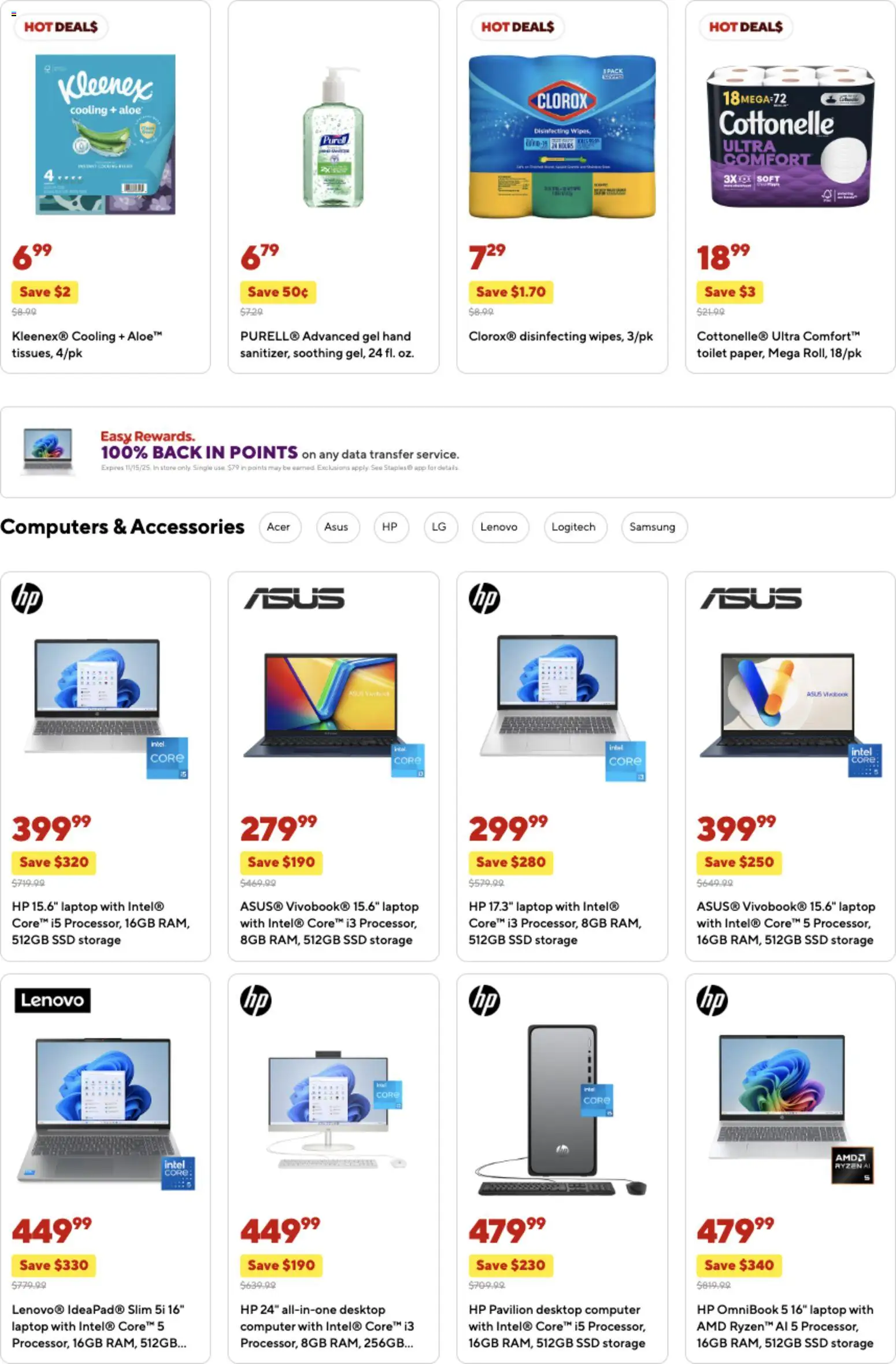 Staples Weekly Ad - valid from 02.11.2025 | Page: 2 | Products: Computer, Laptop, Desktop, SSD