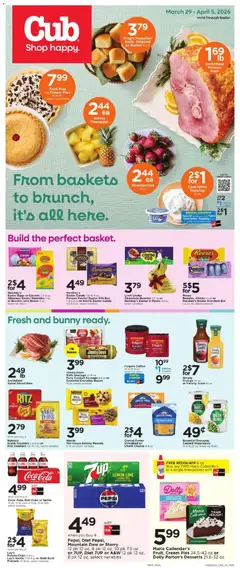Preview of Cub Foods weekly ads valid from 29.03.2026