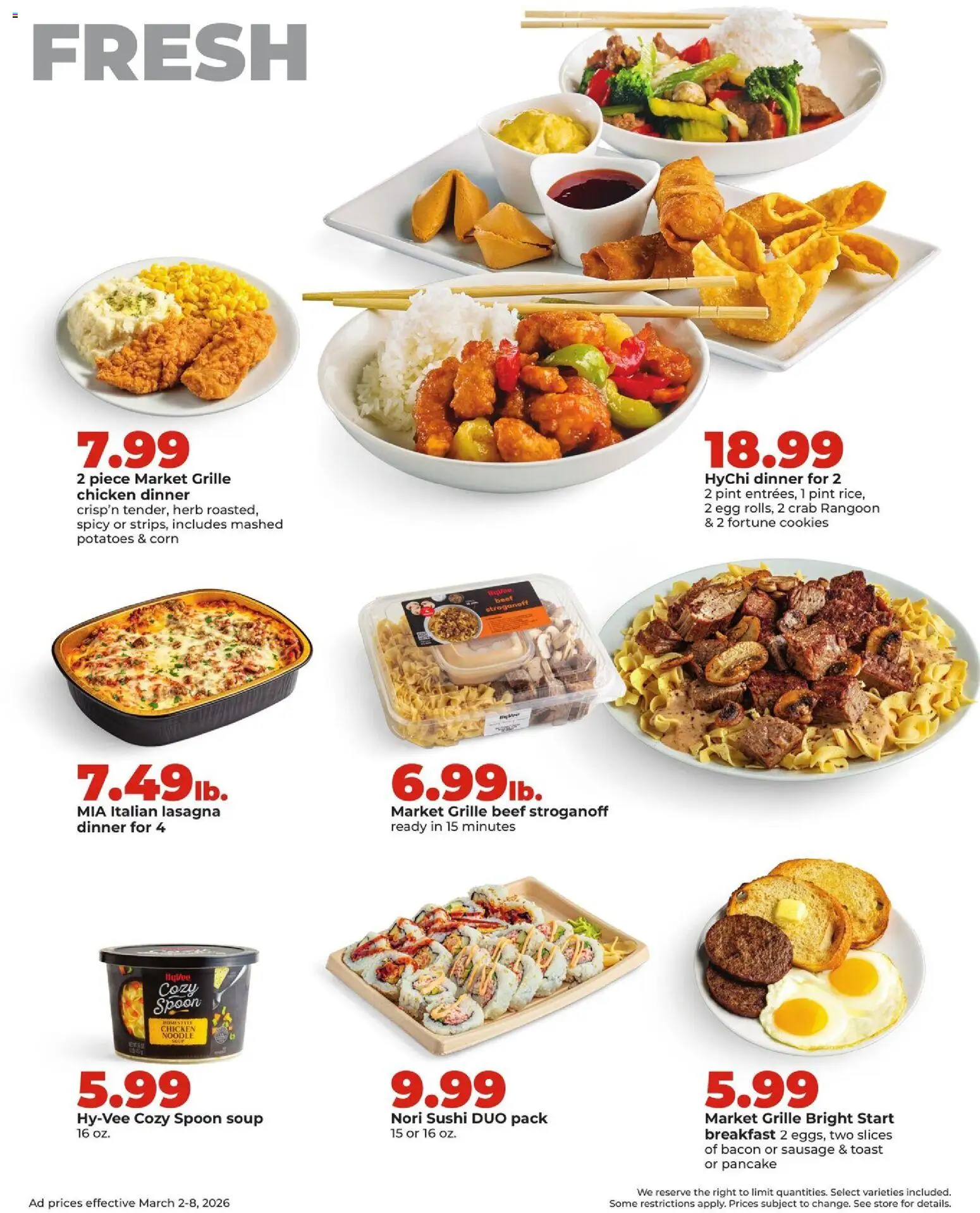 HyVee Weekly Ad - valid from 02.03.2026 | Page: 16 | Products: Corn, Beef, Cookies, Potatoes