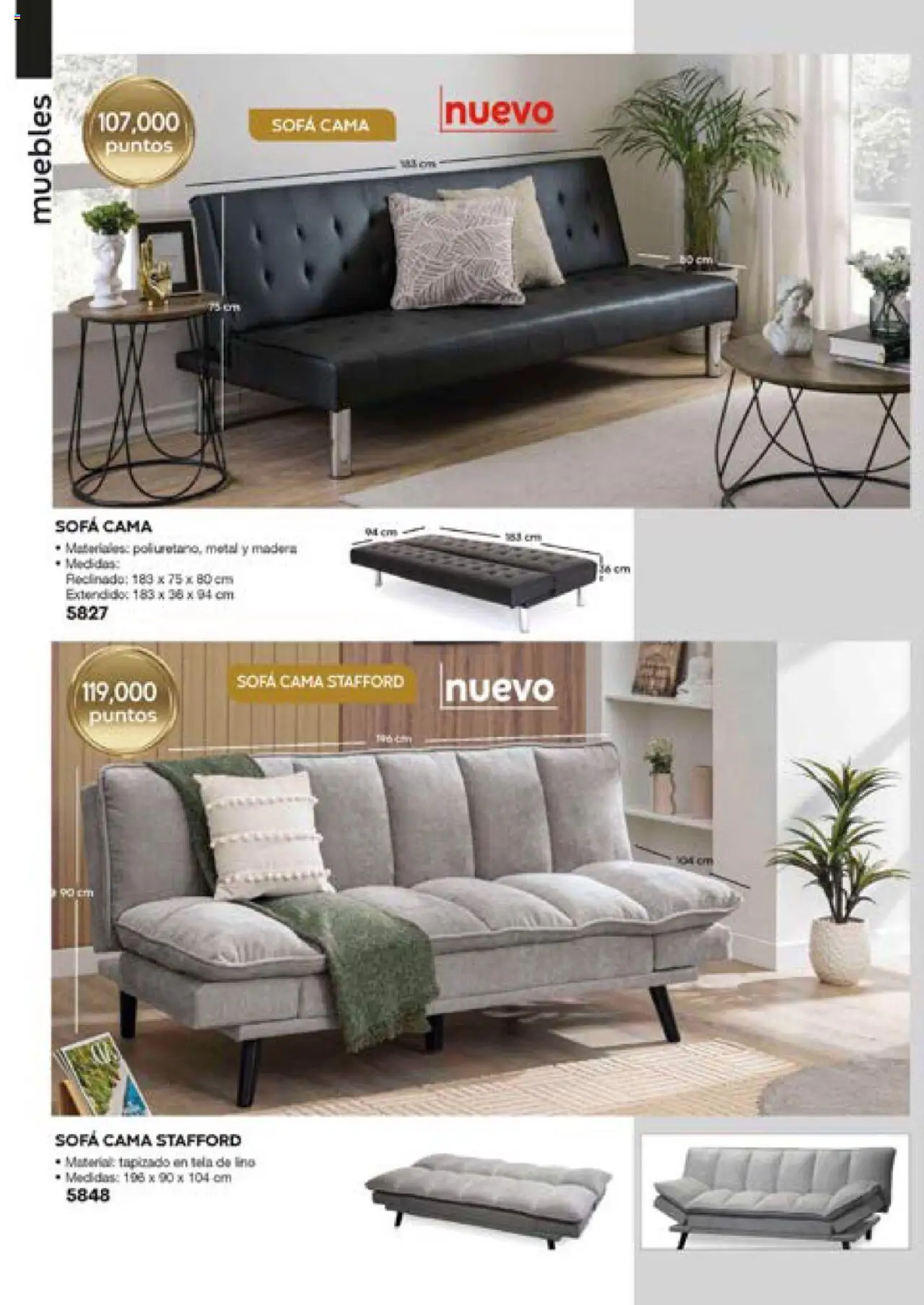 Nuevas ofertas de Fuller válidas en toda la República Mexicana desde el 13.06.2025. ¡Encuentra las mejores ofertas en Fuller catálogo Puntos! | Página: 40 | Productos: Sofá, Cama