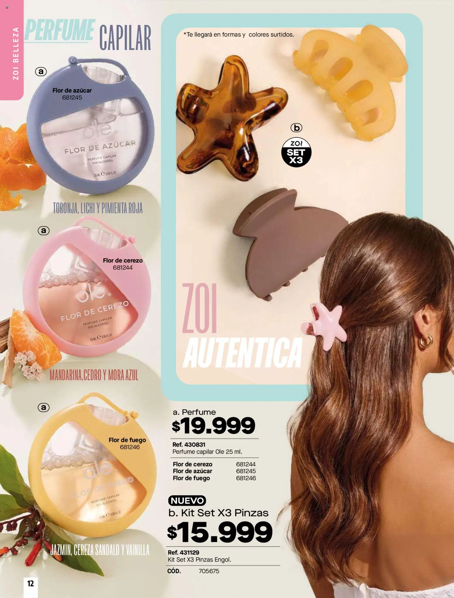 Carmel revista - valida desde el 01.04.2026 | Página: 12 | Productos: Pimienta, Azucar, Perfume, Mora