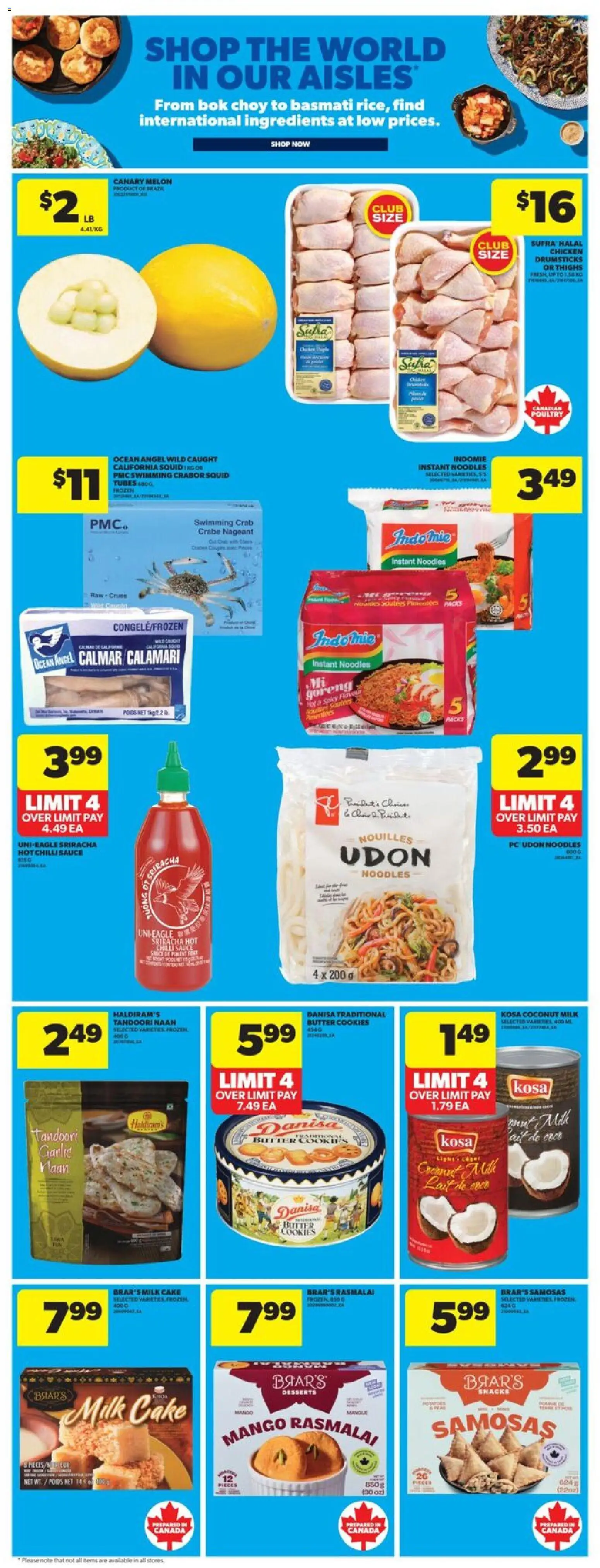 Real Canadian Superstore flyer valid from 20.11.2025 | Page: 12 | Products: Noodles, PC, Milk, Butter
