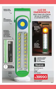 Vista previa Gigot catálogo 02 válido desde el 01.02.2026 | Página: 165 | Productos: Luz de emergencia, Usb, Batería