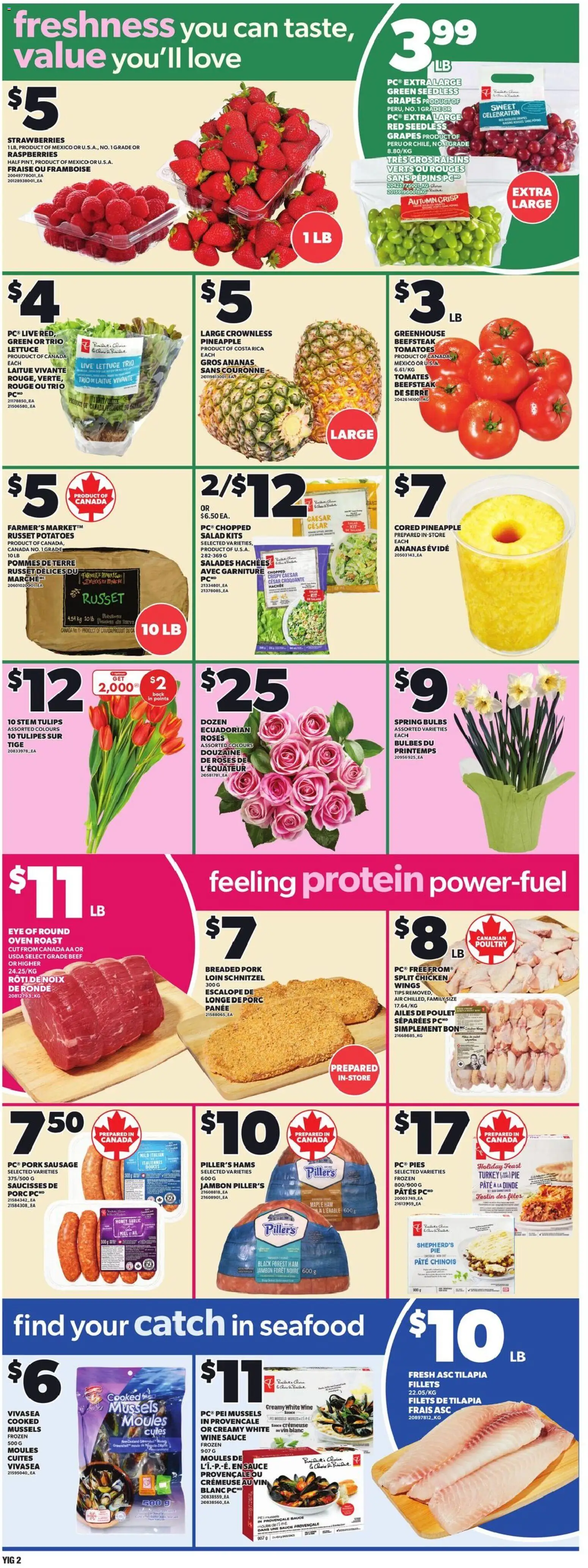 Independent Grocer flyer valid from 22.01.2026 | Page: 5 | Products: Beef, Ham, Wine, Tomatoes