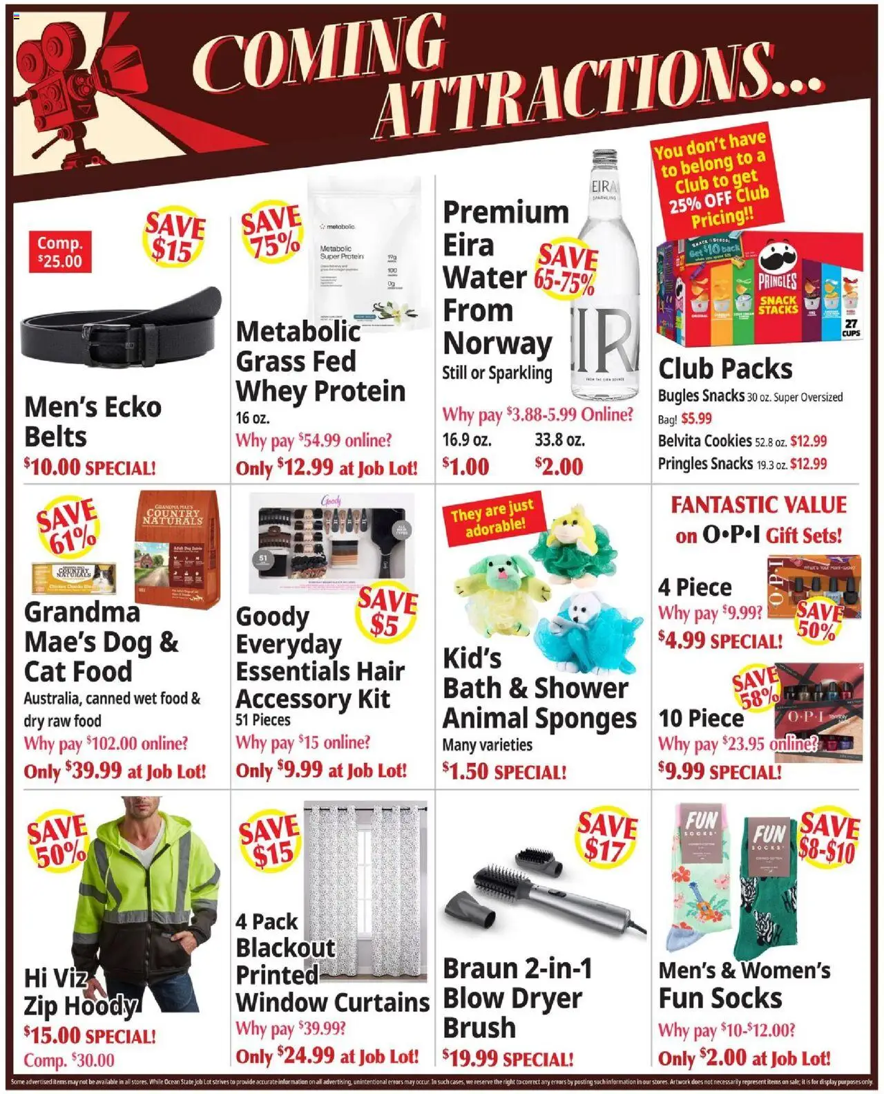 Ocean State Job Lot Weekly Ad - valid from 09.10.2025 | Page: 21 | Products: Shower, Cat Food, Bag, Dryer
