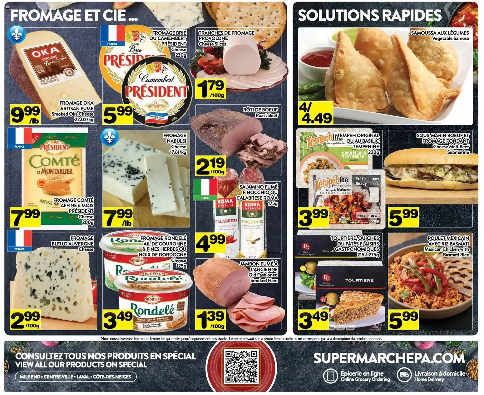 Pa Supermarché flyer valid from 06.04.2026 | Page: 6 | Products: Rice, Beef, Ham, Chicken