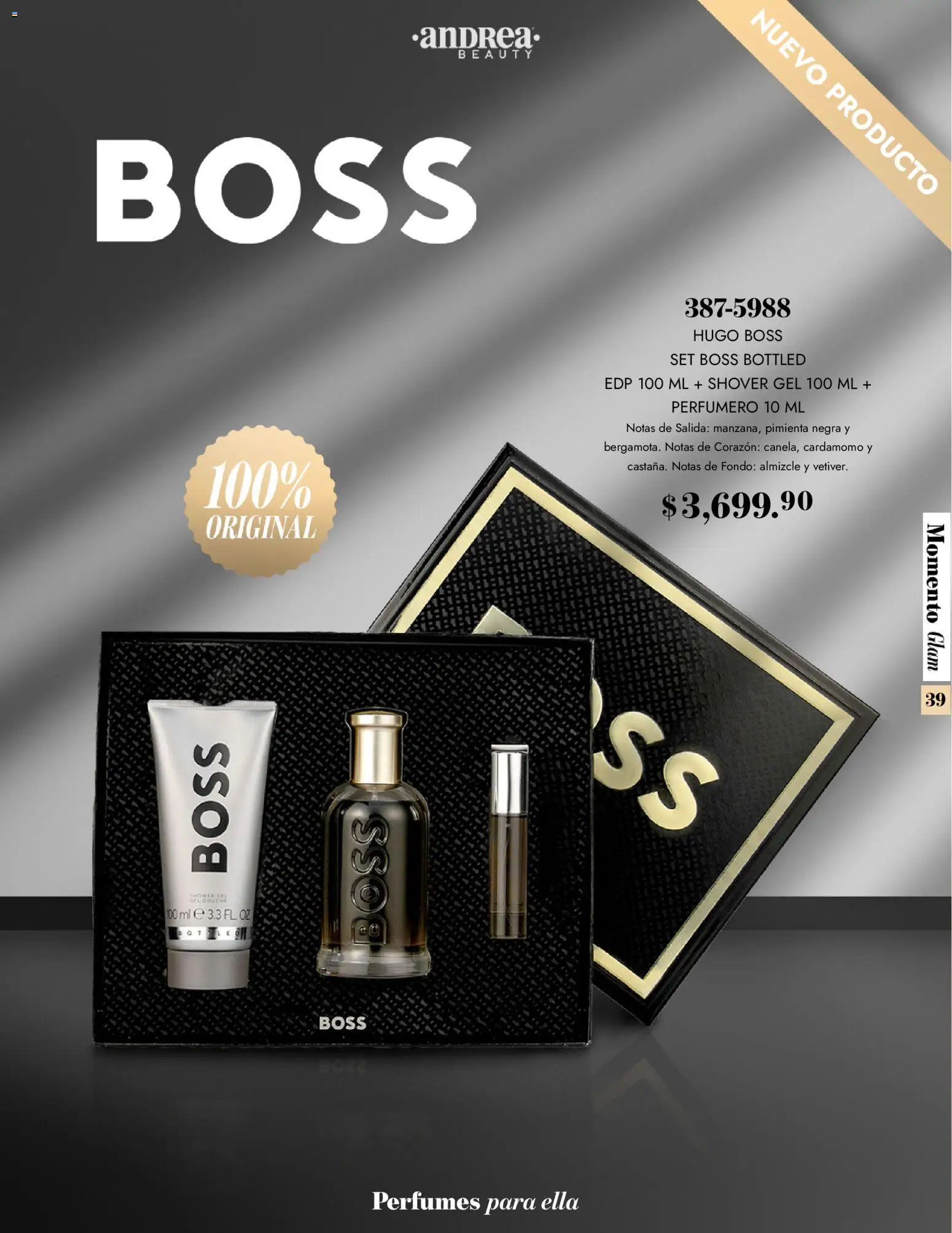 Nuevas ofertas de Andrea válidas en toda la República Mexicana desde el 26.10.2025. ¡Encuentra las mejores ofertas en Andrea catálogo Momento Glam! | Página: 39 | Productos: Pimienta