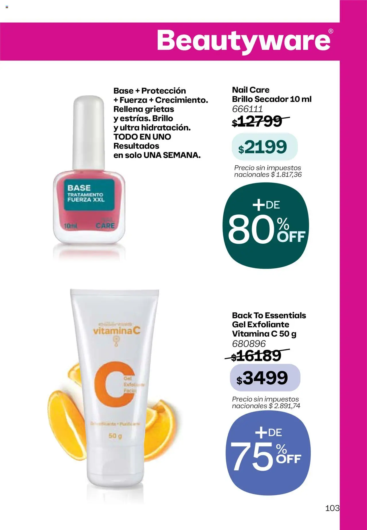 Tupperware Folleto │ válido desde el 11.08.2025 | Página: 104 | Productos: Brillo
