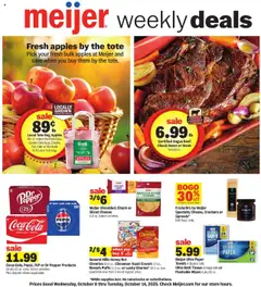 Preview of Meijer weekly ads valid from 08.10.2025