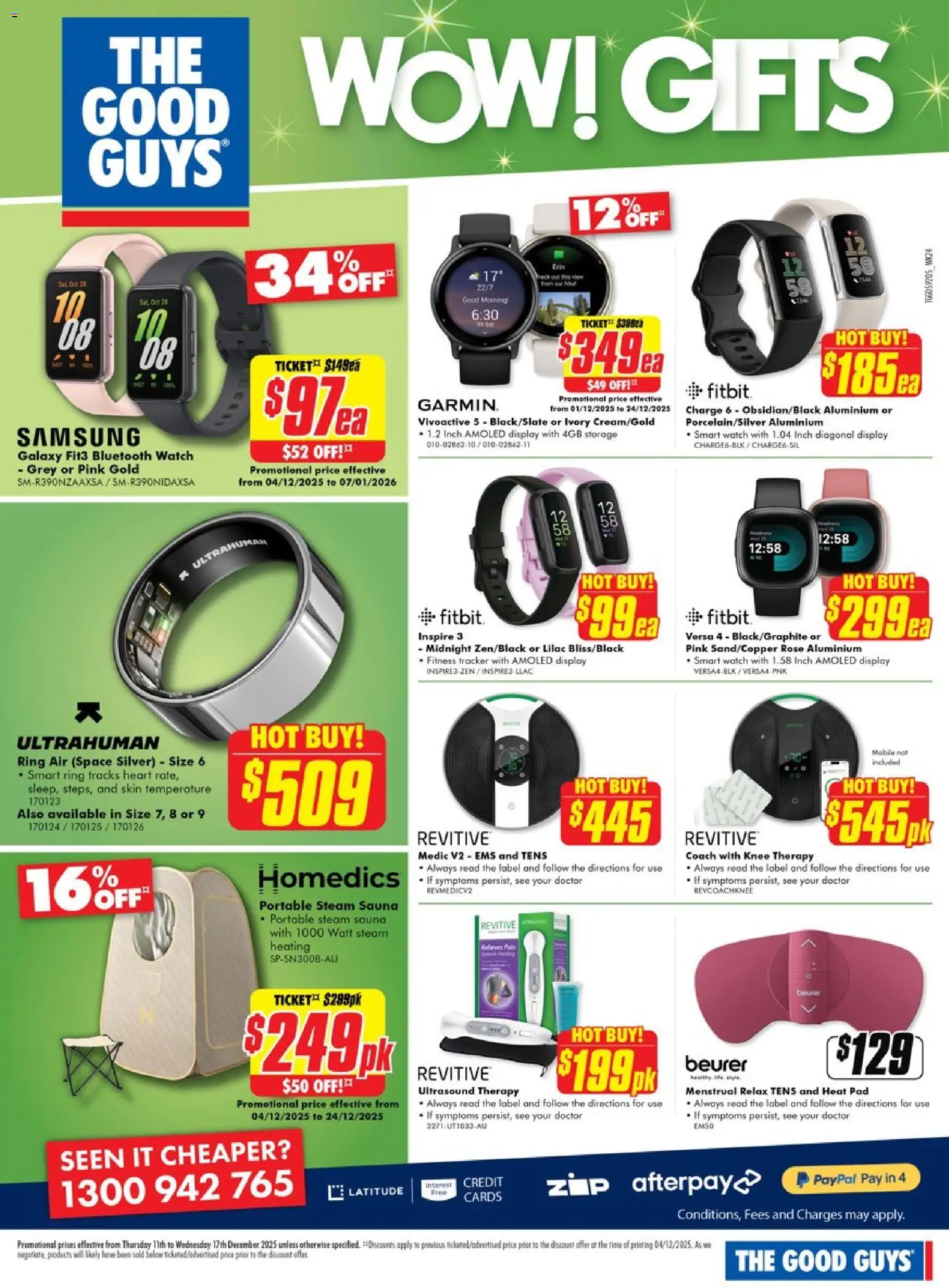 The Good Guys catalogue - valid from 10.12.2025 | Page: 8 | Products: Watch, Portable, Mobile