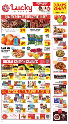 Preview of Lucky Supermarkets weekly ads valid from 15.04.2026